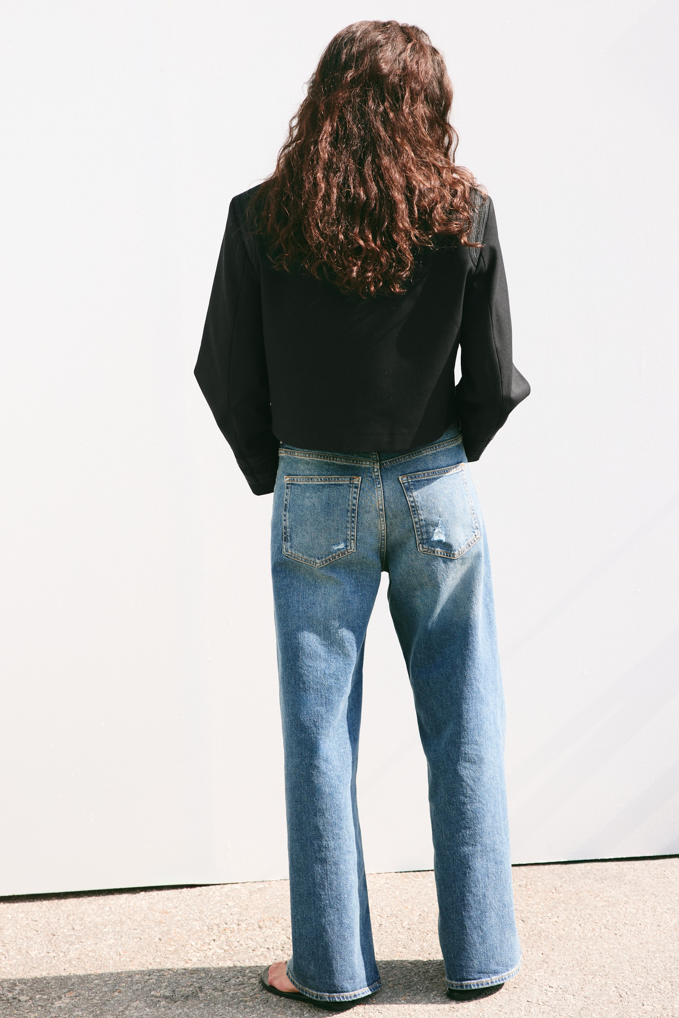 Женские куртки H&M Shoulder-Pad Twill Jacket — фото 6