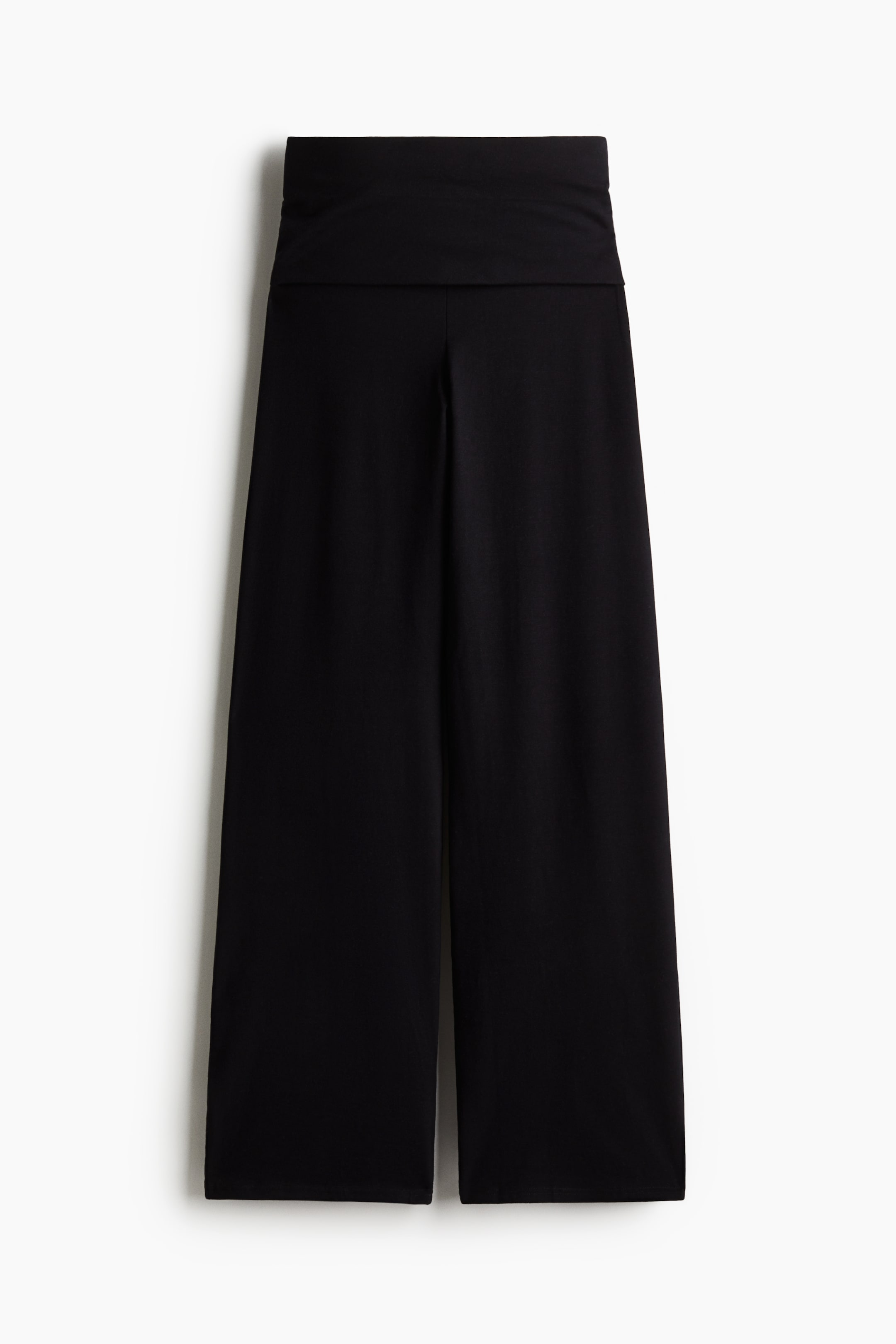 Foldover-Waist Jersey Pants