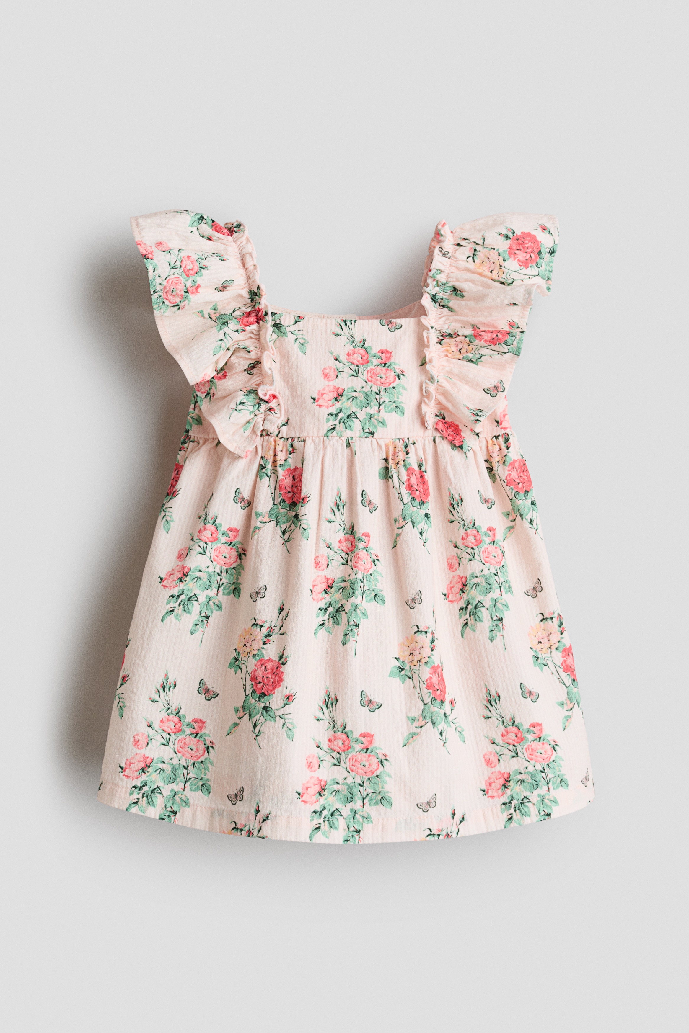 Empire-line cotton dress