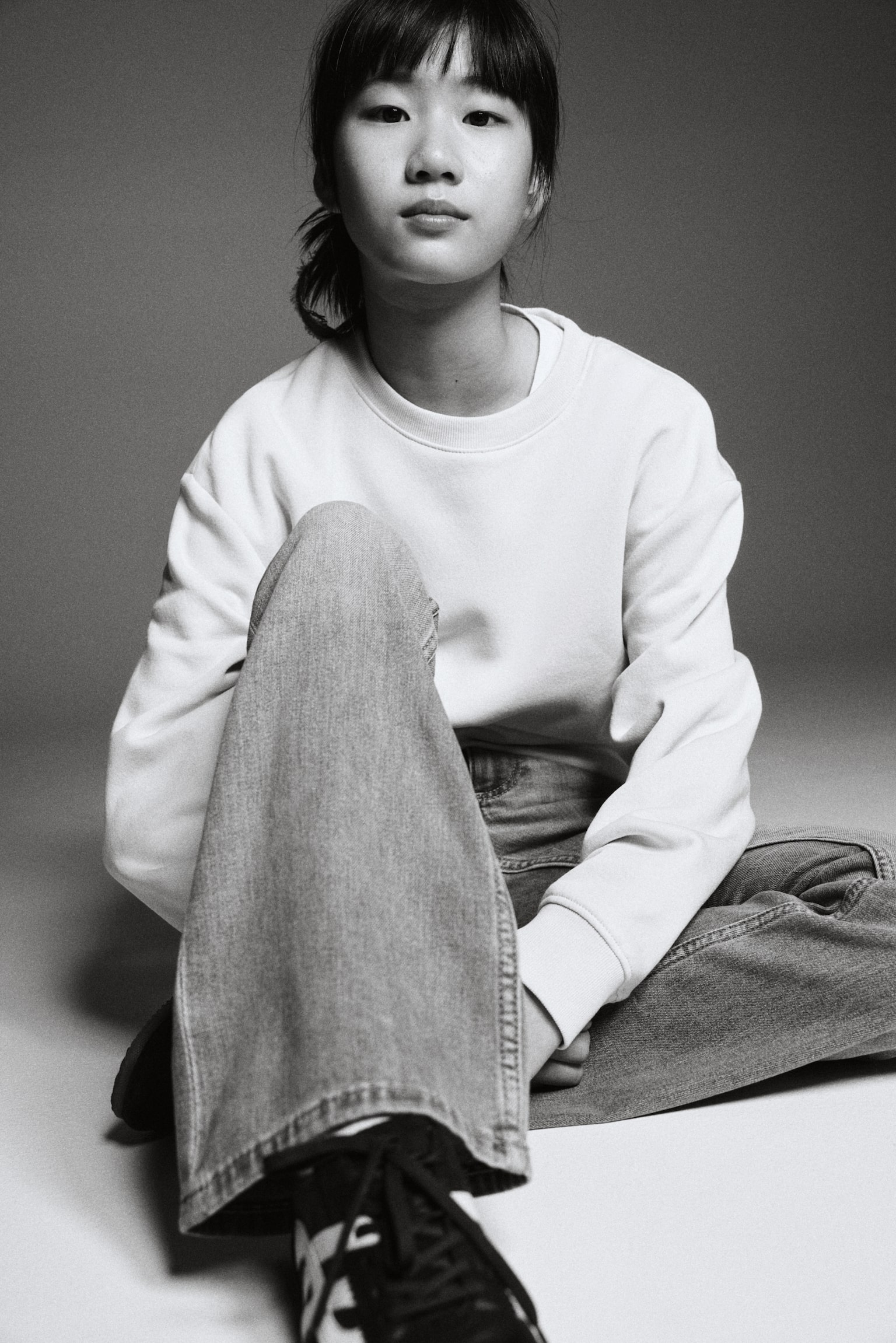 Flared Leg Low Jeans - Denim blue/Denim blue/Dark grey/Denim blue/Light denim blue - 3