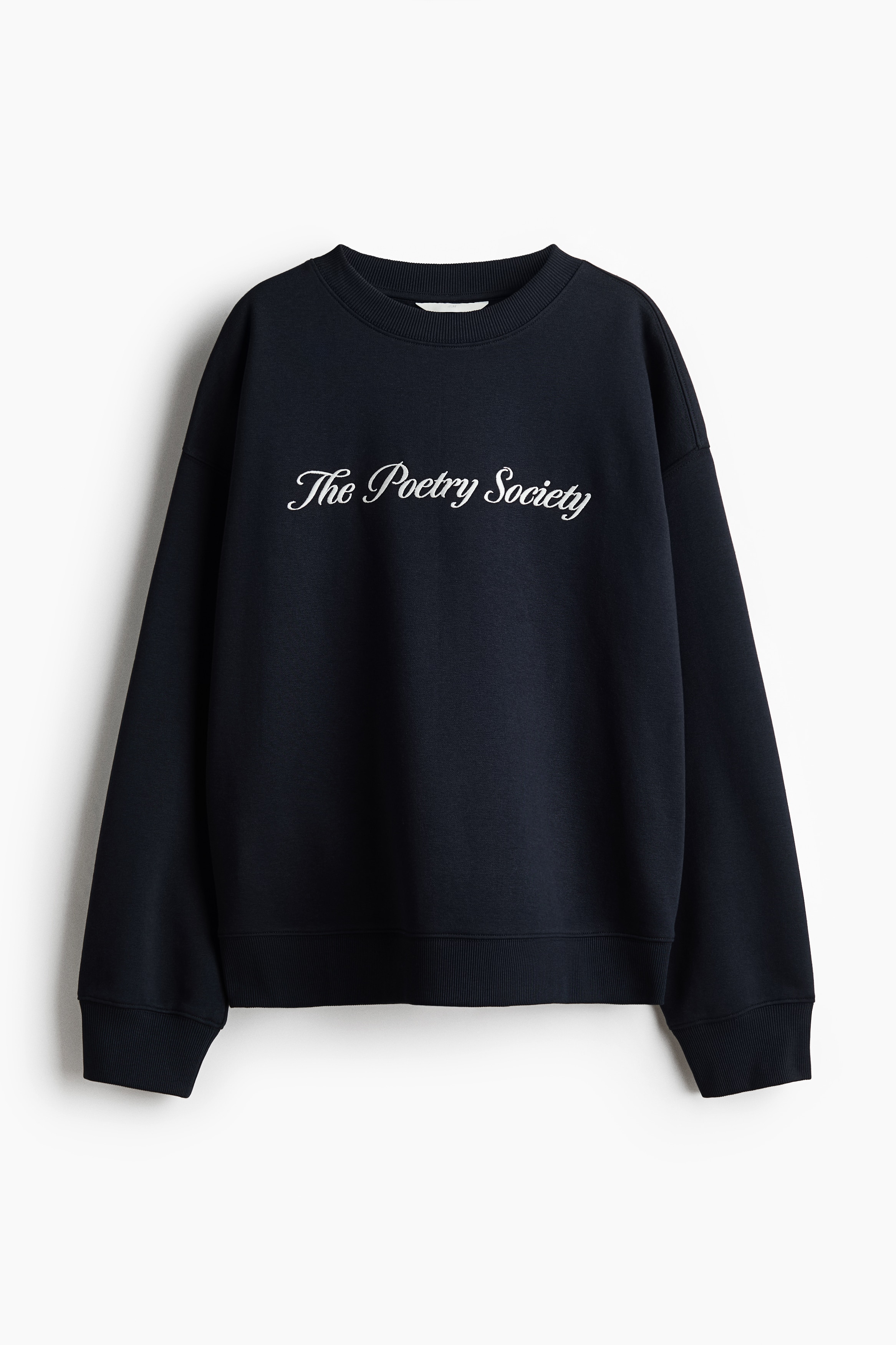 Sweatshirt with Text Motif - Navy blue/The Poetry Society/Light pink/Athlétisme Parisien/Dark blue/Le Marais Académie/Dark brown/Atelier Fleur/Light gray melange/Paris/Dark gray/Brunch/Light turquoise/Art Collective/Light gray/Athletics/Black/I Dream in French/Orange/Paris/Cream/Le Club/Burgundy/Running Club