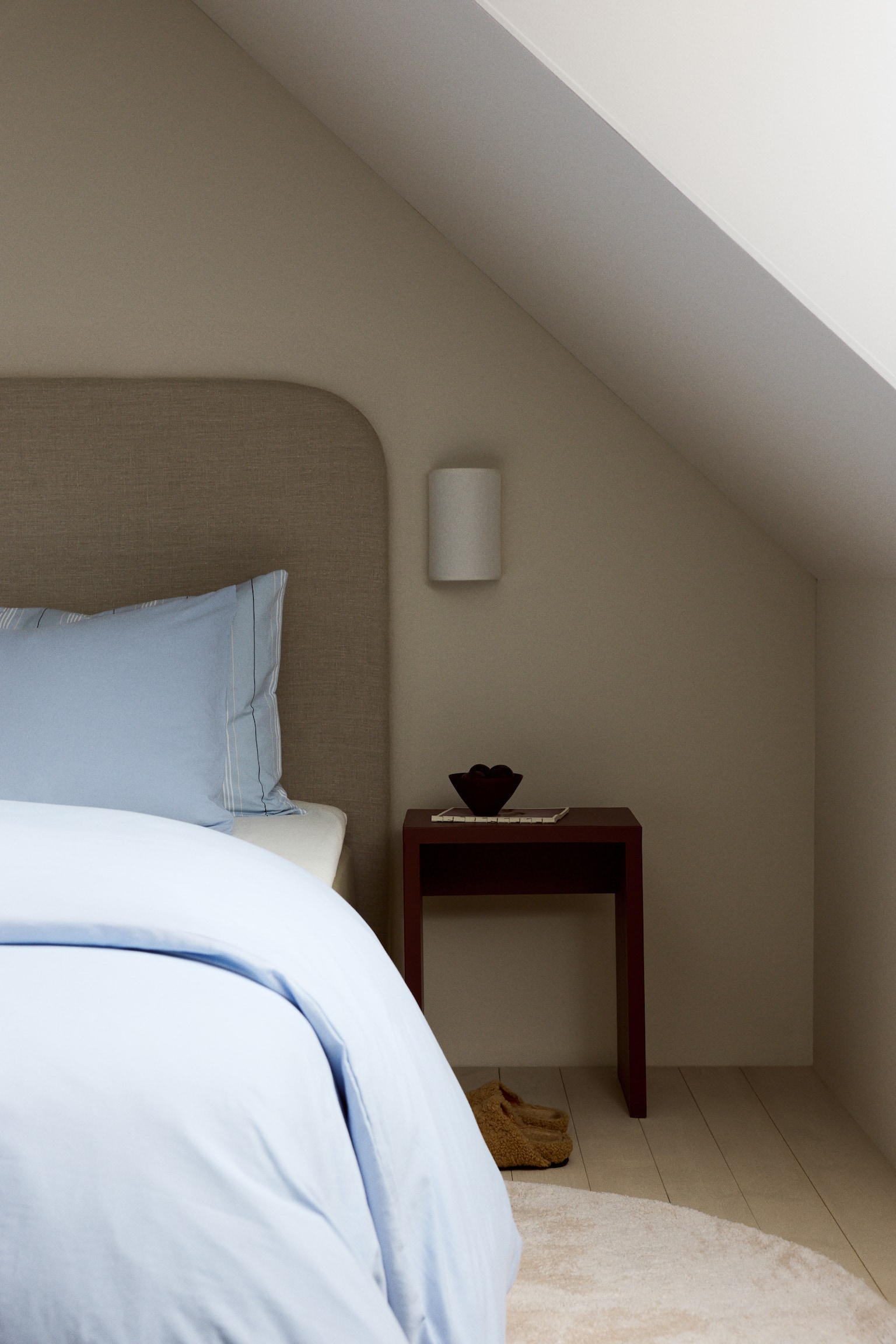 Single duvet cover set - Light blue/Dark dusty orange/Light greige/Cerise/Greige - 2