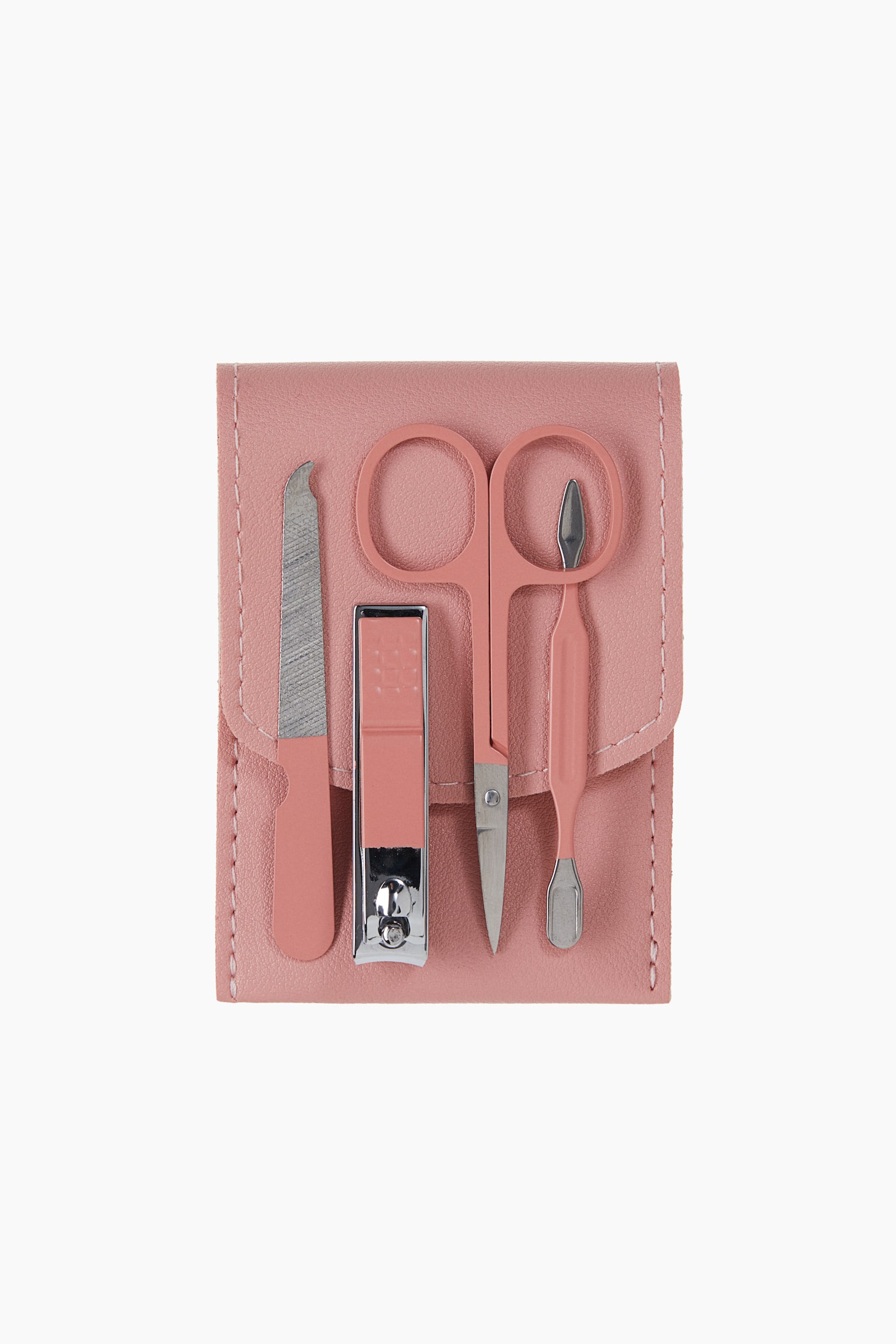 Kit de unhas para viagem - Rosa - 1