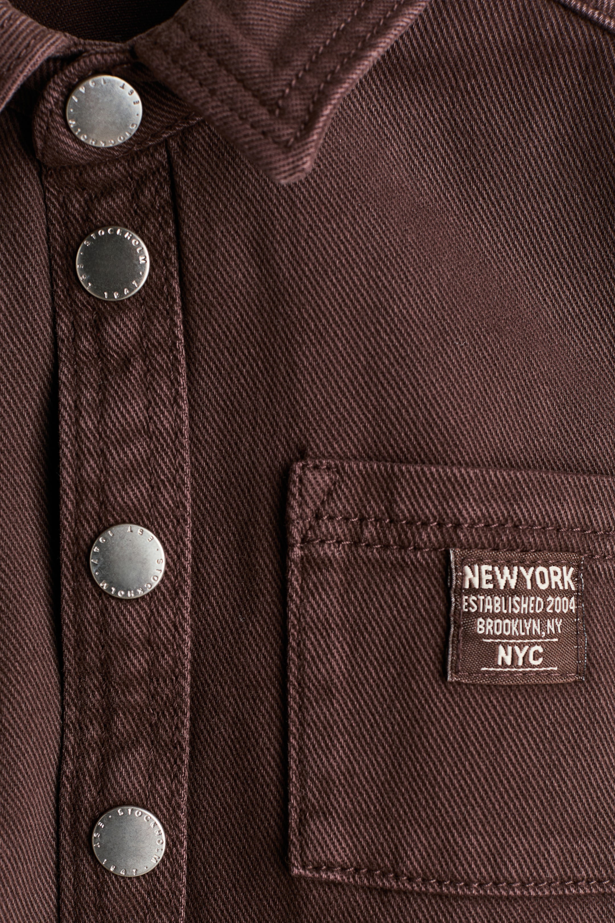 Детские топы H&M Cotton Twill Overshirt — фото 2
