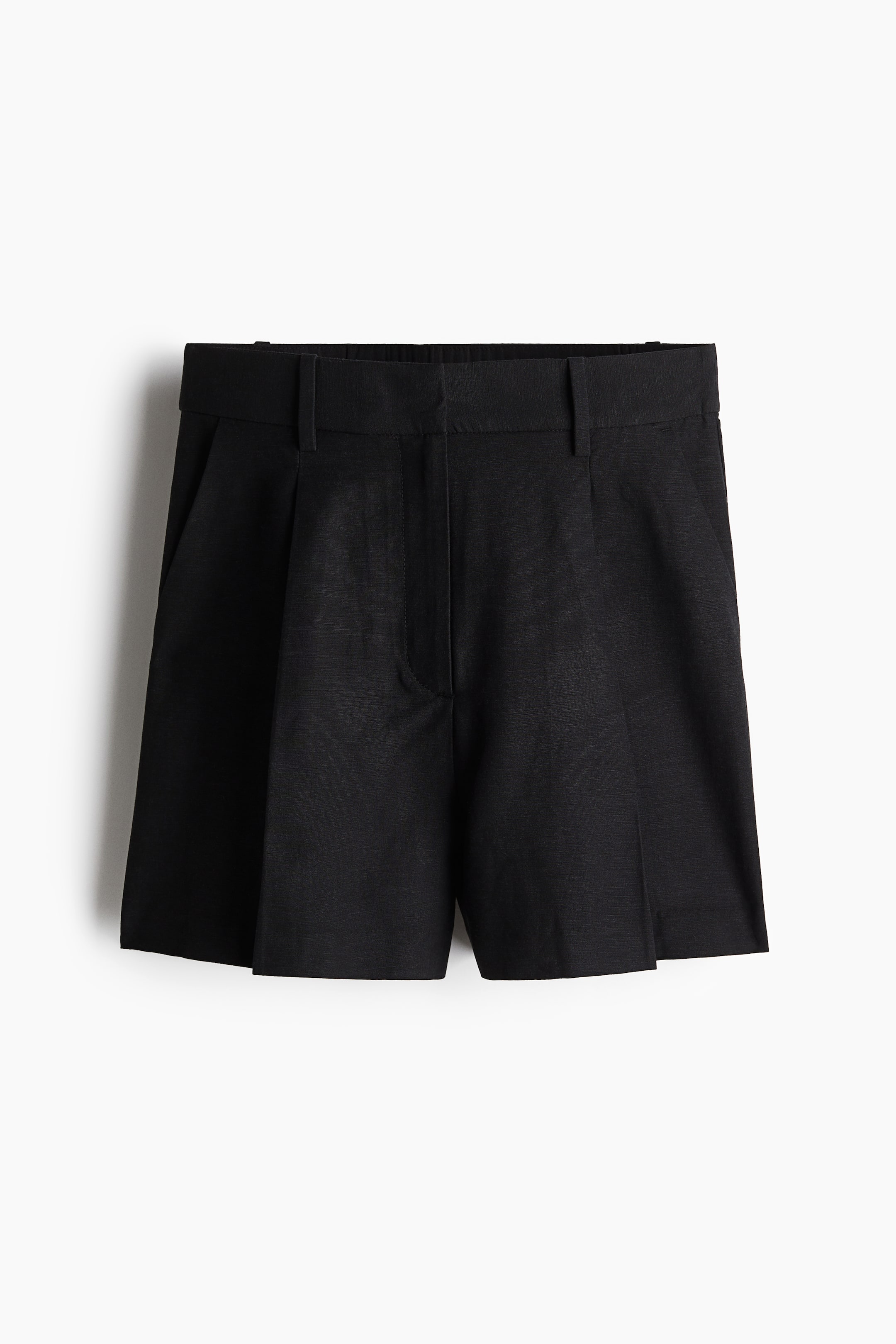 Linen-Blend Shorts