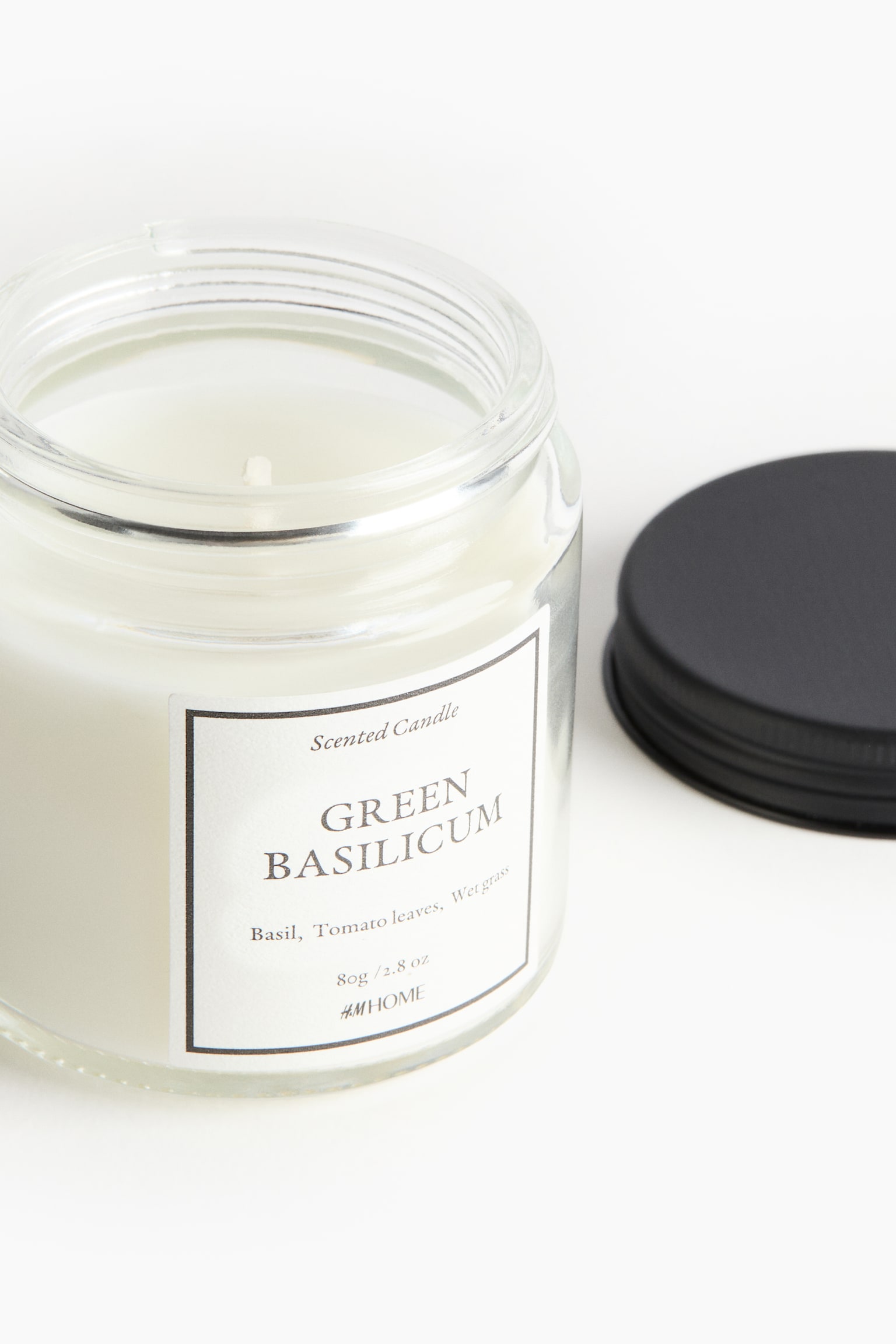Scented candle in glass holder - Green Basilicum/Sublime Patchouli/Salted Sea/Dark Honey - 3