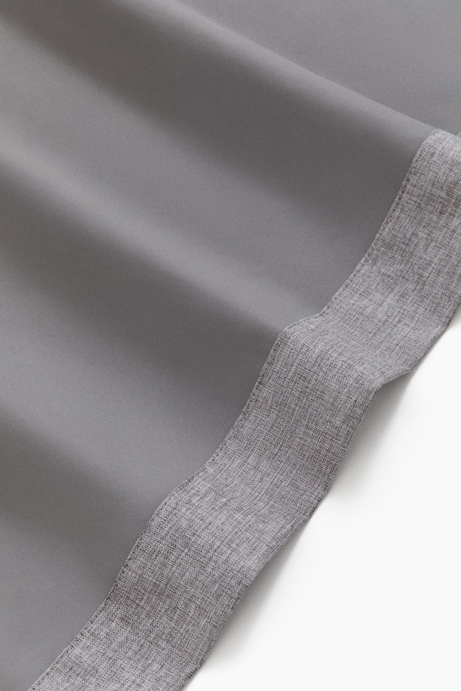 Blackout curtain length - Grey/Beige - 2