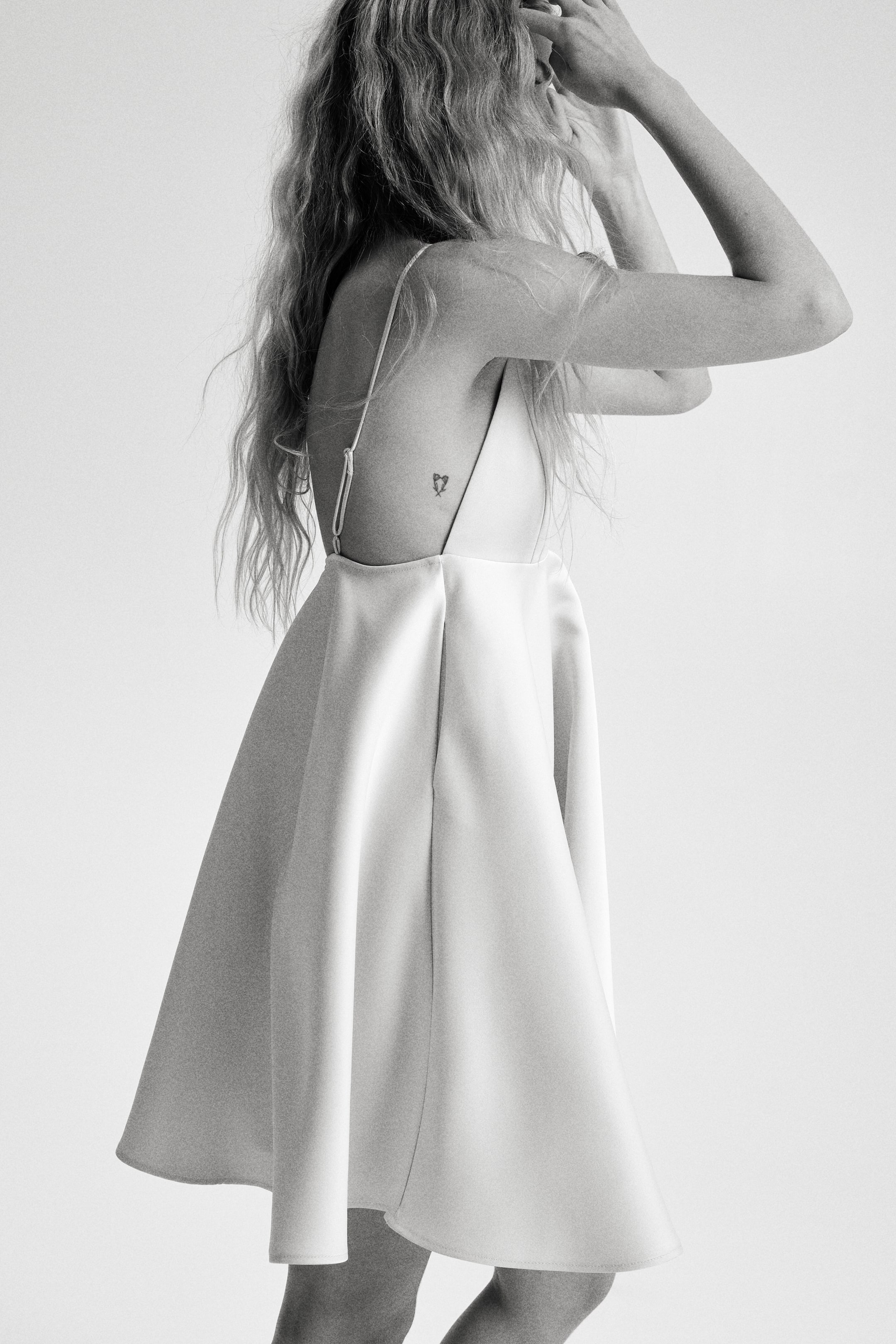 Visualizza immagine più grande: Abito svasato con spalline sottili - Beige chiaro - DONNA | H&M IT 4