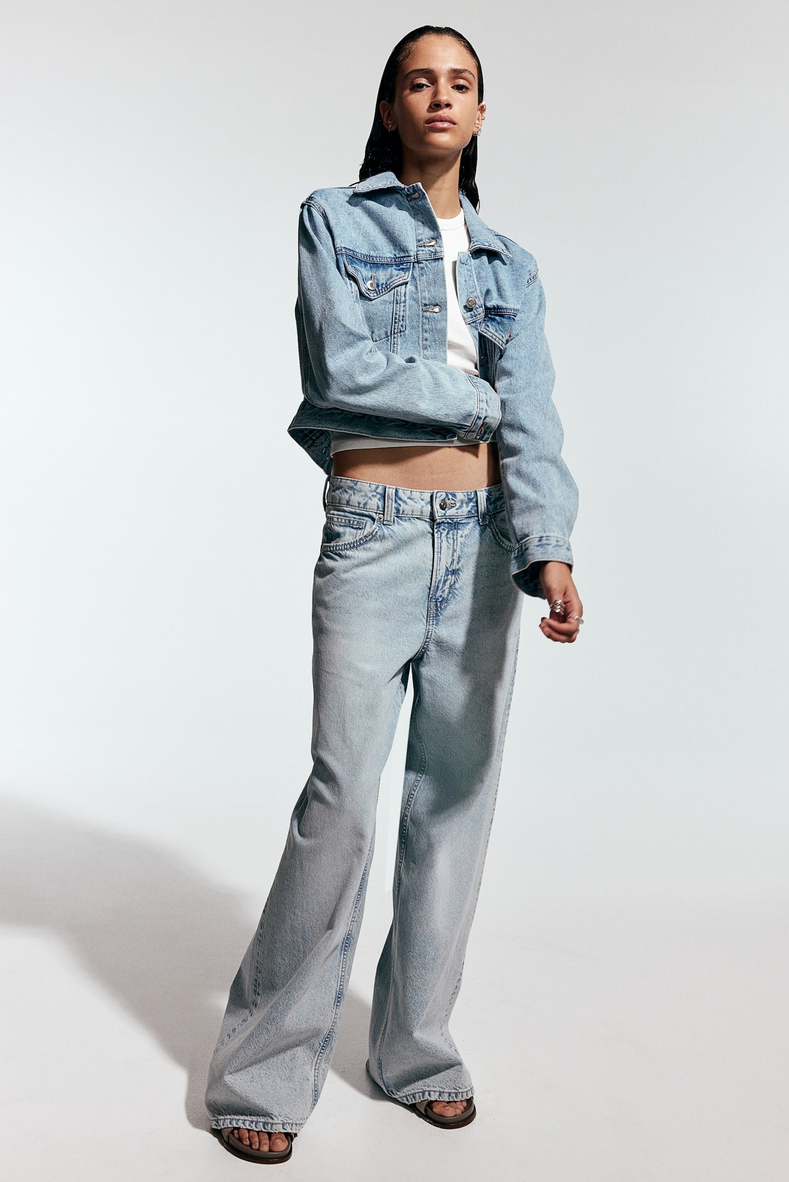 Baggy Regular Jeans - Pale denim blue/Black/Light grey/Light denim blue/Pale denim blue/Denim blue/Light greige/Denim blue/Cream/Light denim blue - 5