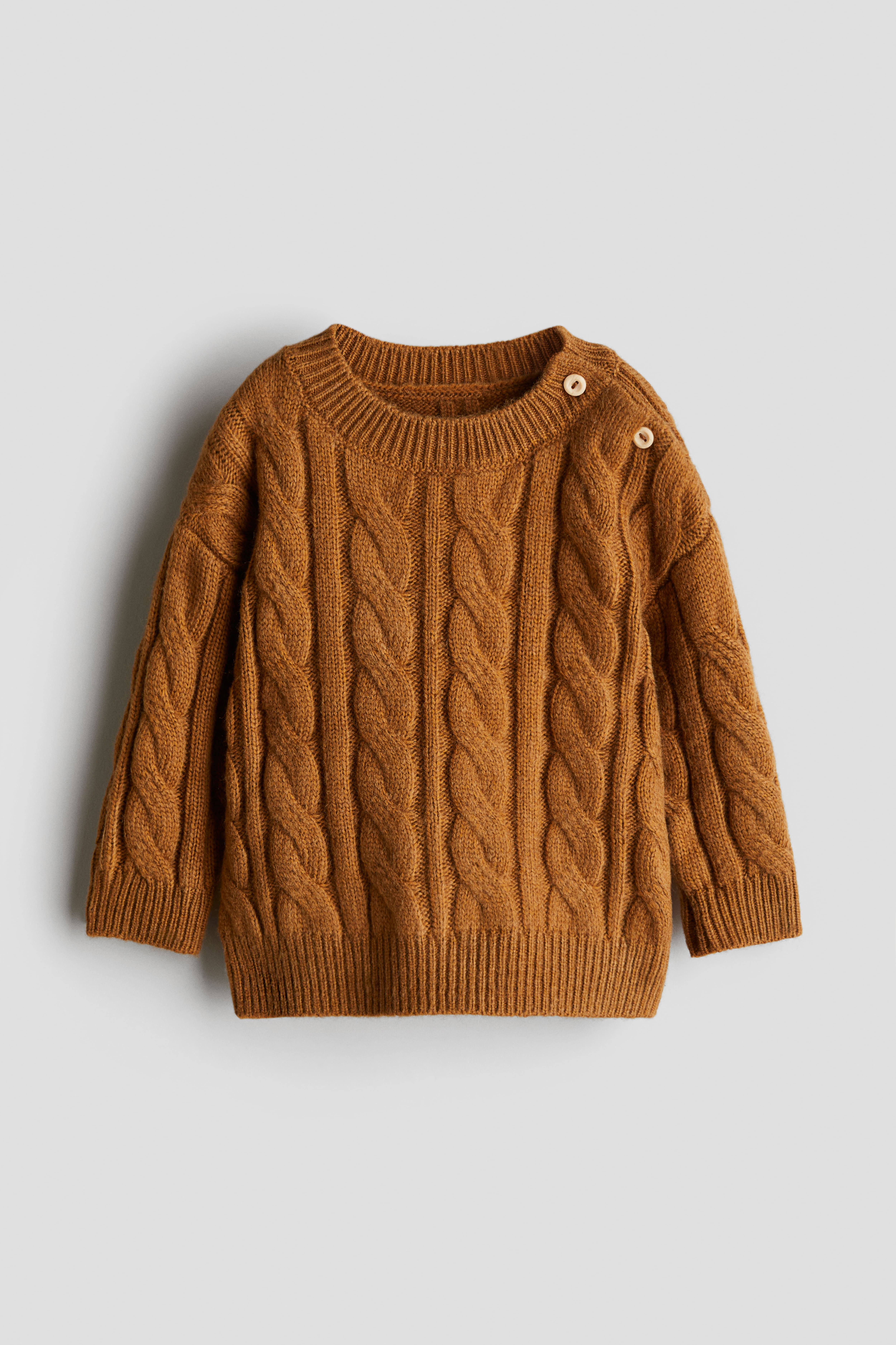 Boys fashion cable jumper