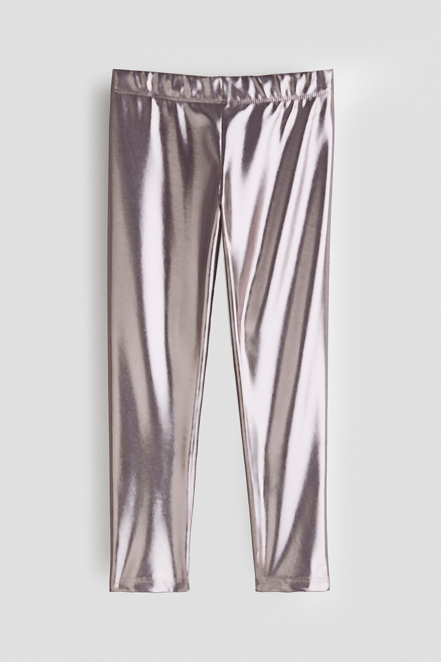 Детские леггинсы H&M Leggings, цвет: Серебряный — фото 1