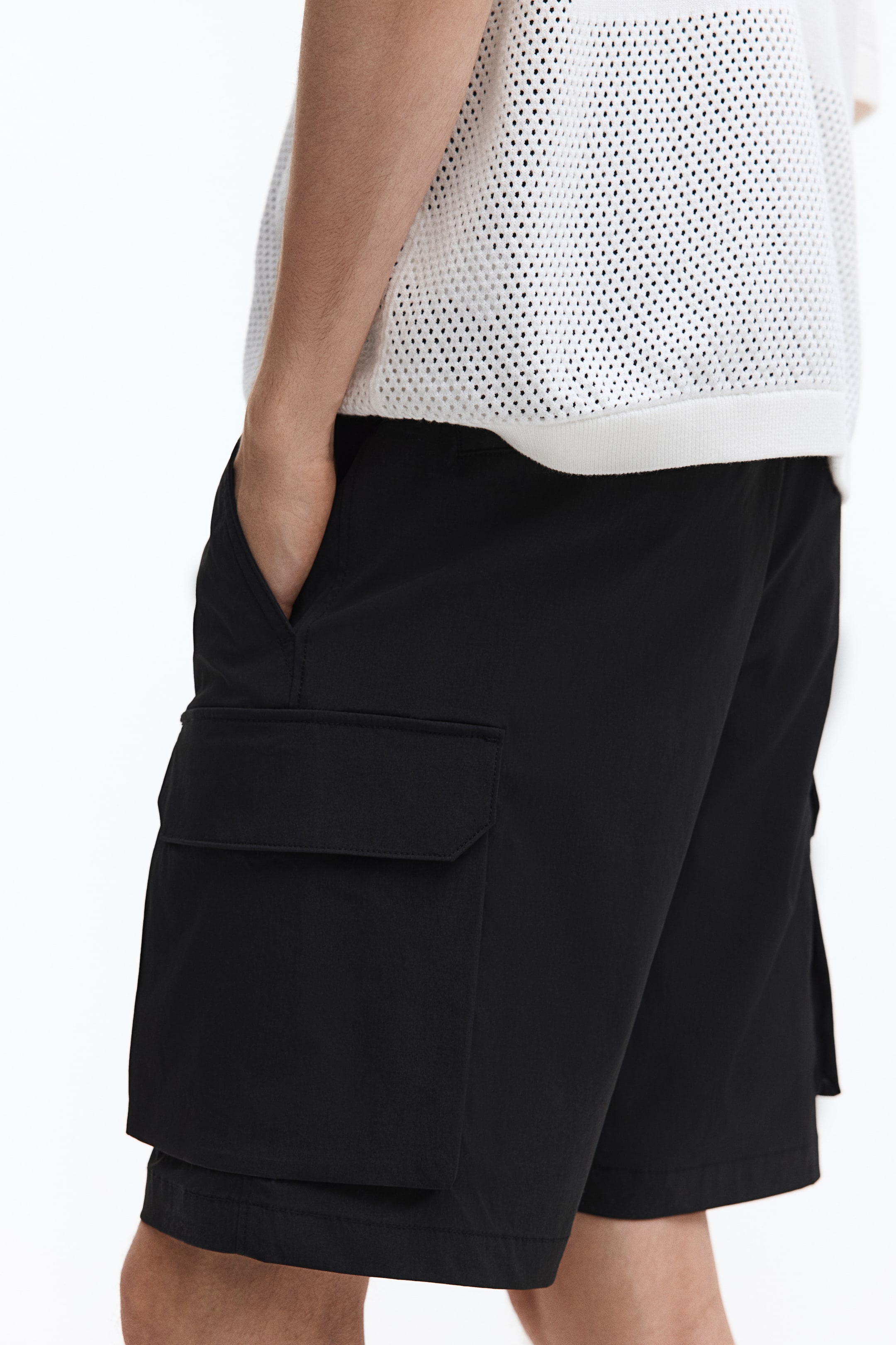 Мужские шорты H&M Regular-Fit Cargo Shorts — фото 5