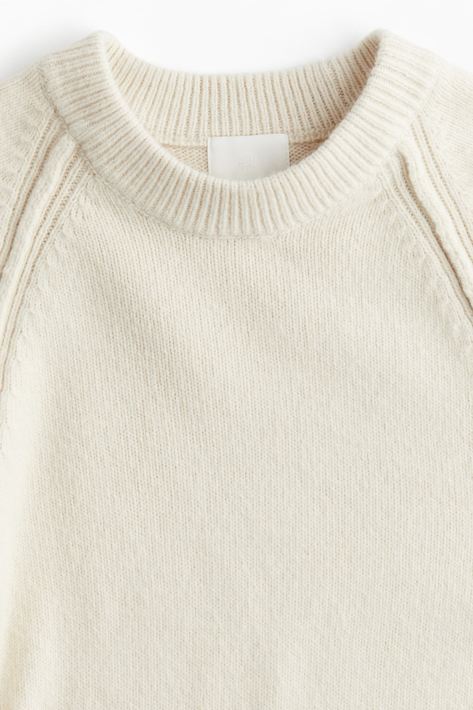 Knitted bodycon dress - Cream/Greige marl/Grey marl - 5