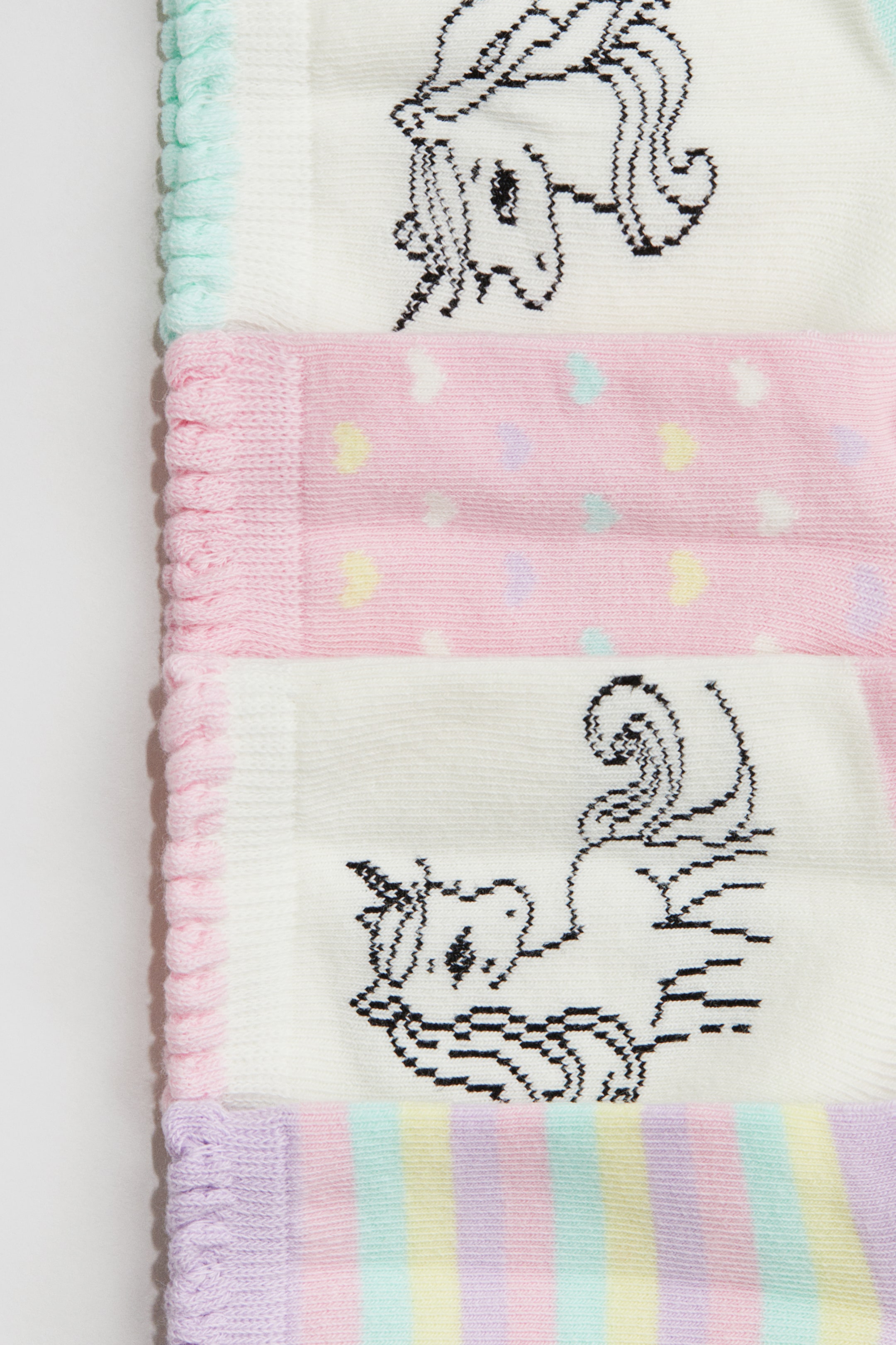 View larger image: 7-pack socks - Light pink/Unicorn - Kids | H&M IN 2