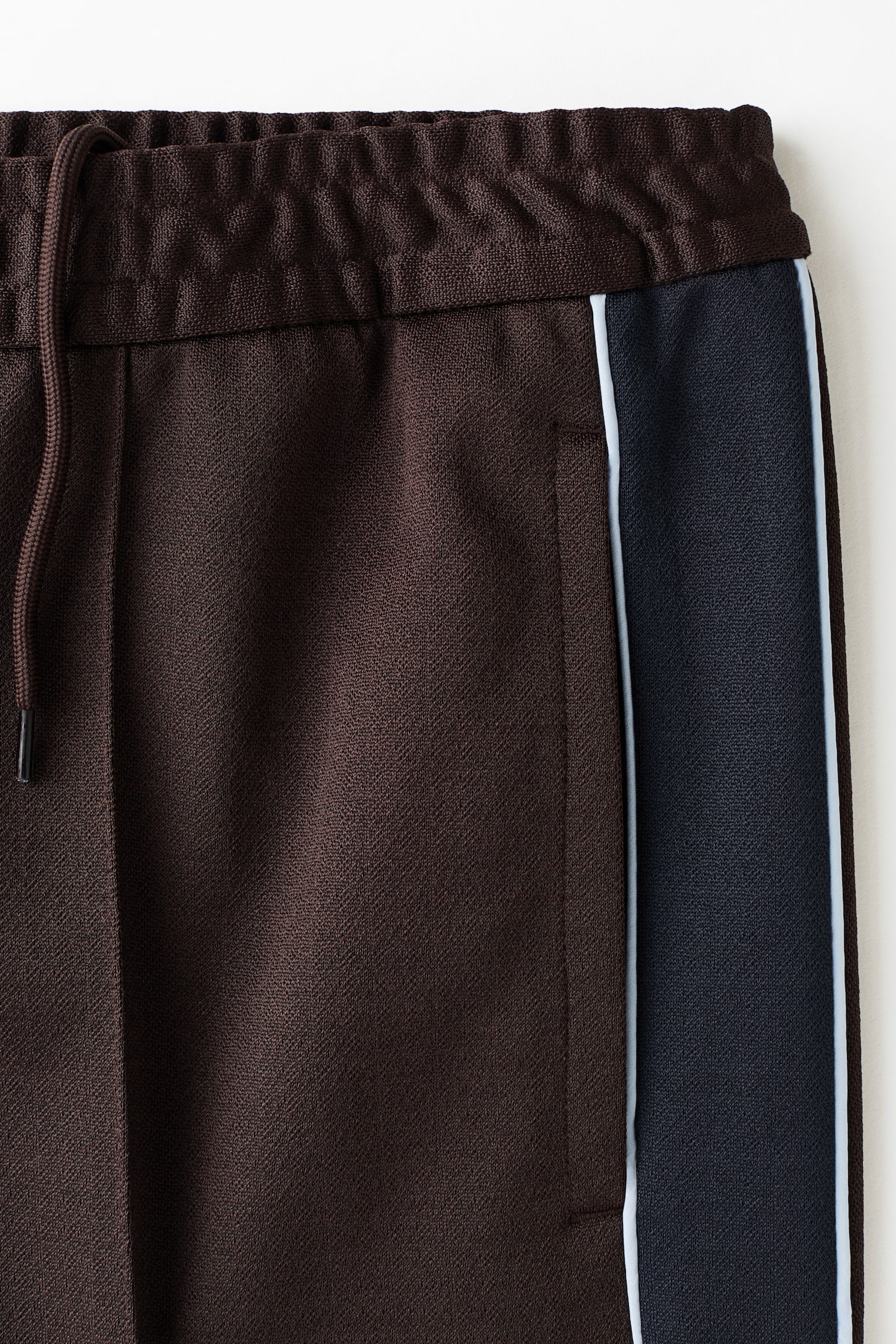 Relaxed Fit track pants - Brown/Stripes/Navy blue/Stripes - 4