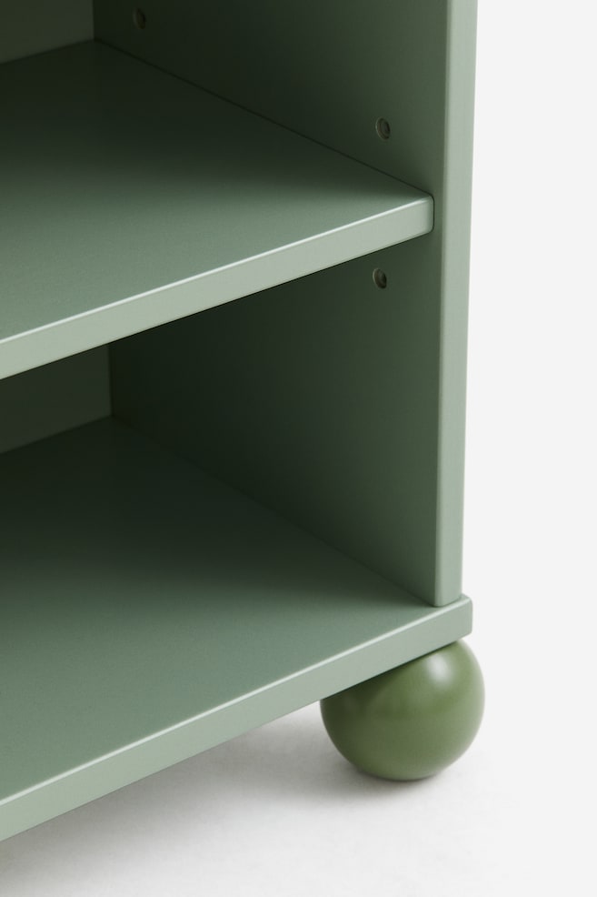 Sängbord för barn - Grön/Gråbeige/Rosa - 2