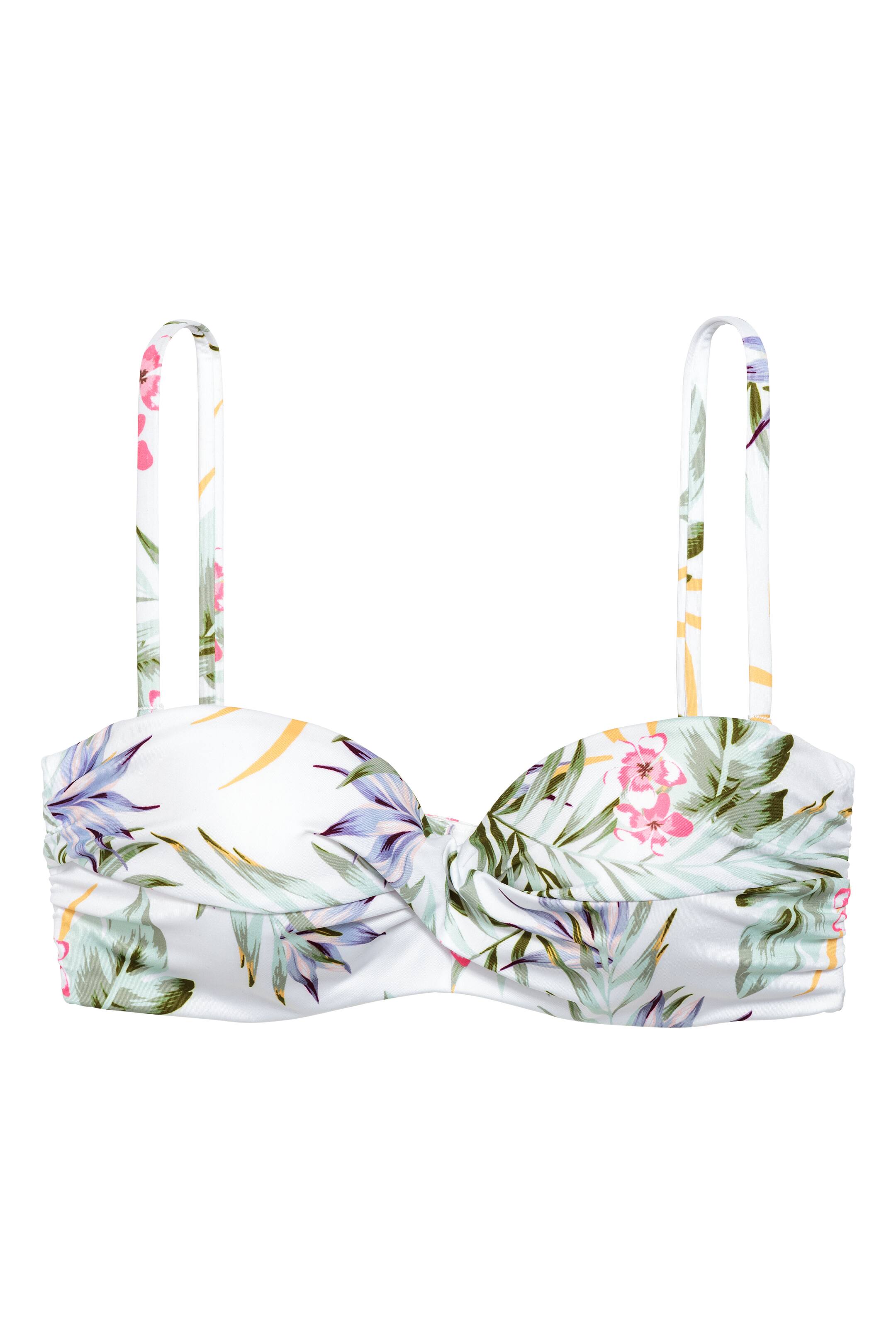 View larger image: Bikini top - White/Floral - Ladies | H&M GB 1