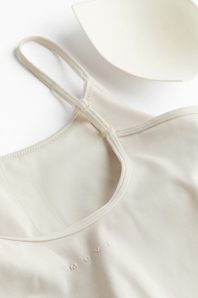 Shelf-Bra Sports Tank Top with SoftMove™ - Ivory/Black/Chocolate plum/Lilac/Butter yellow/Light maroon - 3