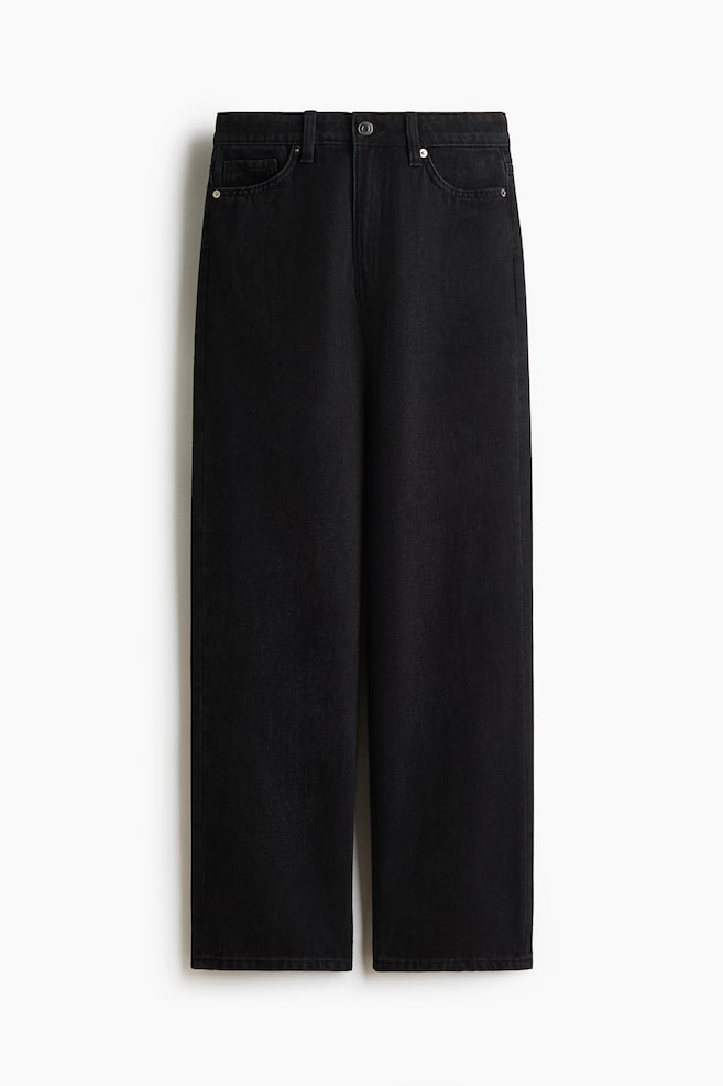 Straight High Jeans - Black/Light denim blue/Dark denim blue/White/White/Light denim blue/Black/Dark denim blue - 1
