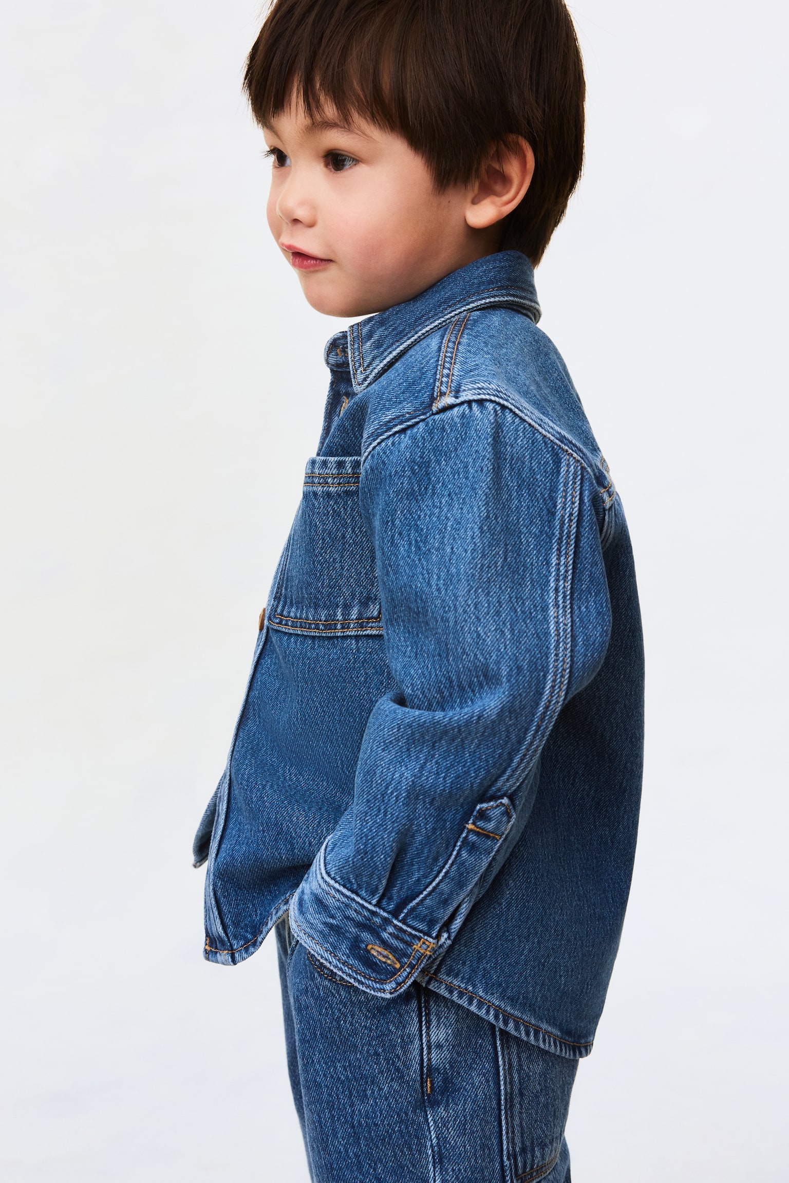 Denim overshirt - Denim blue - 4