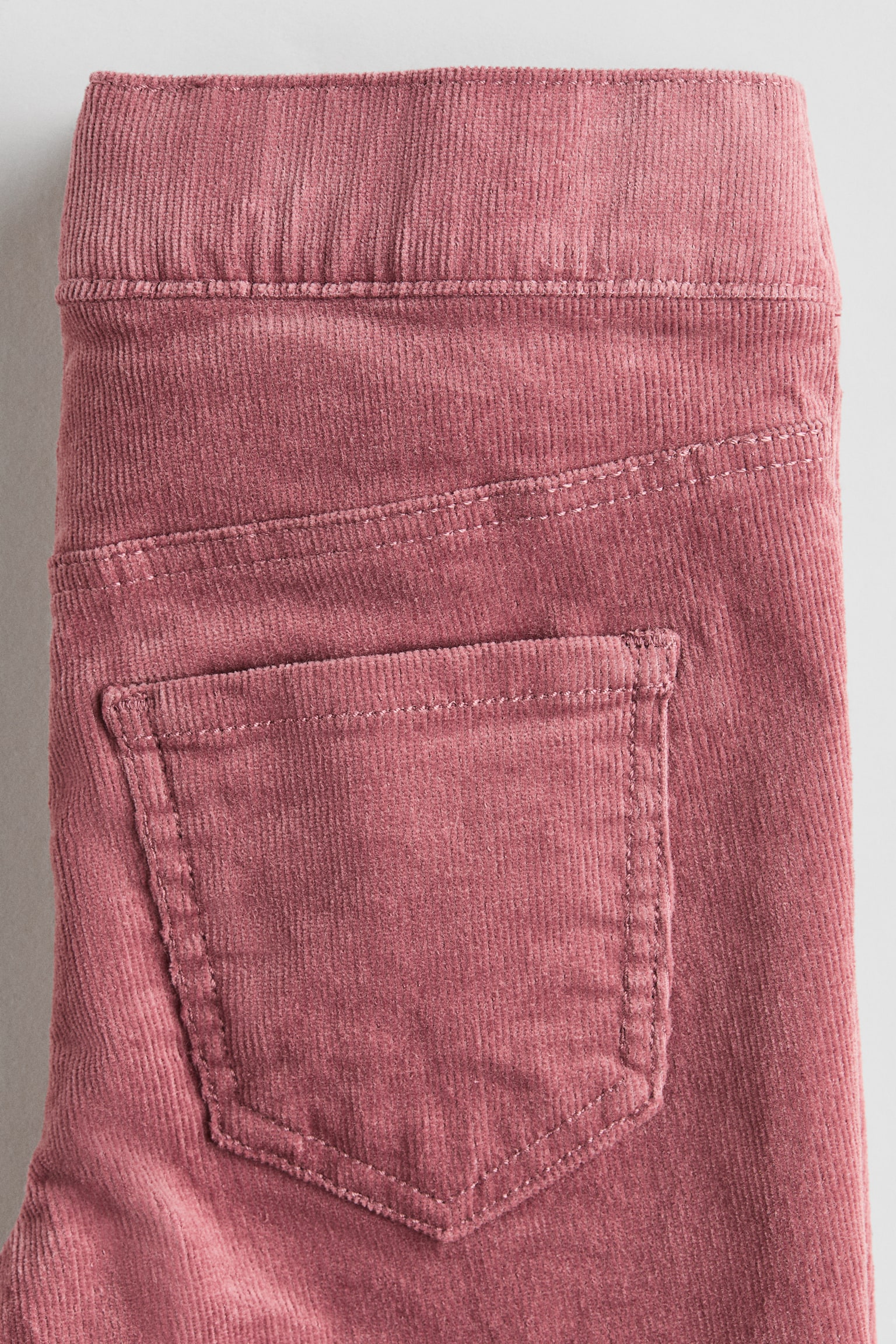 Детские леггинсы H&M 3-pack Corduroy Jeggings, цвет: Сливовый фиолетовый / Розовый — фото 2