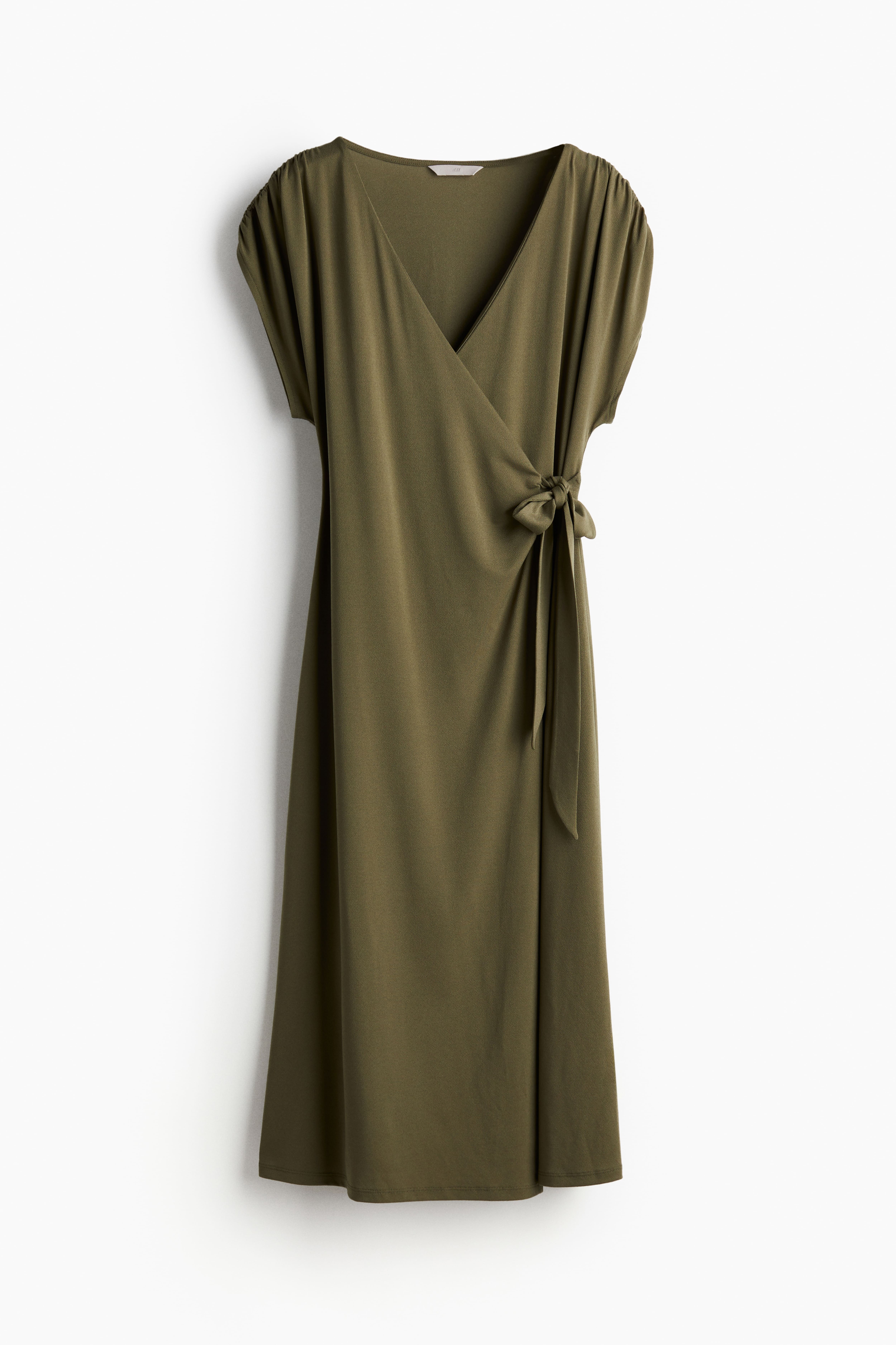 H&m jersey wrap dress best sale