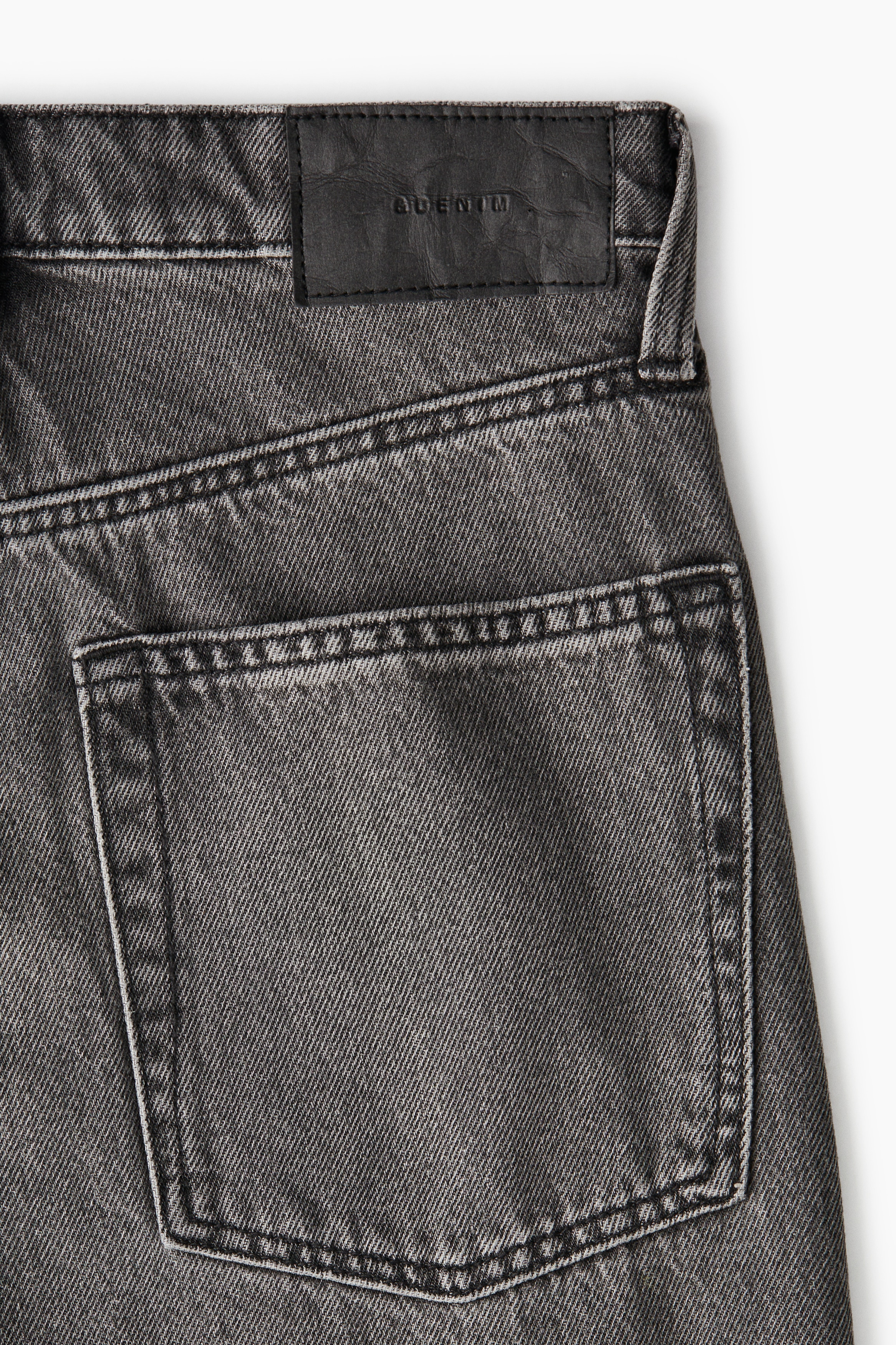 Women's Dark gray Ava Ultra High Rise Wide Leg Jeans | H&M US
