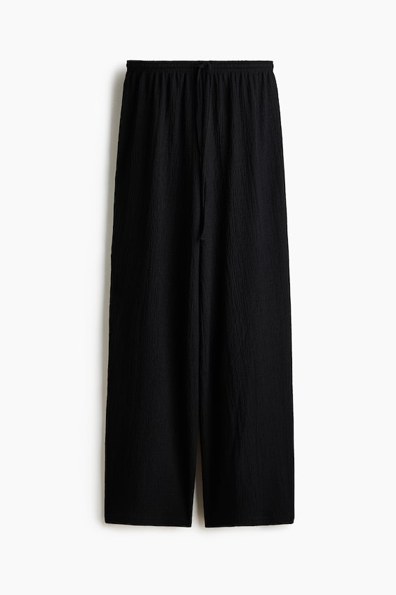 Женские брюки H&M Textured Drawstring Pants