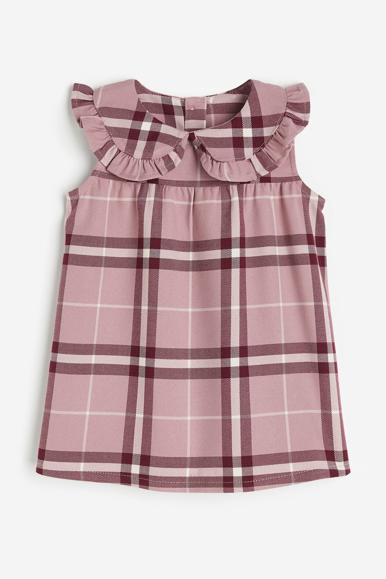 h&m pink plaid dress H&M pink and black plaid mini dress