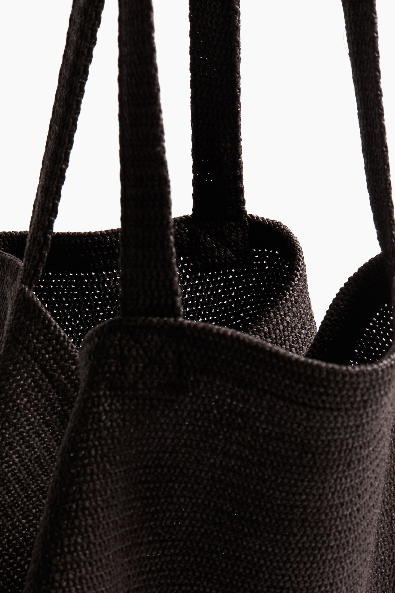 Beach bag - Dark brown/Beige - 4