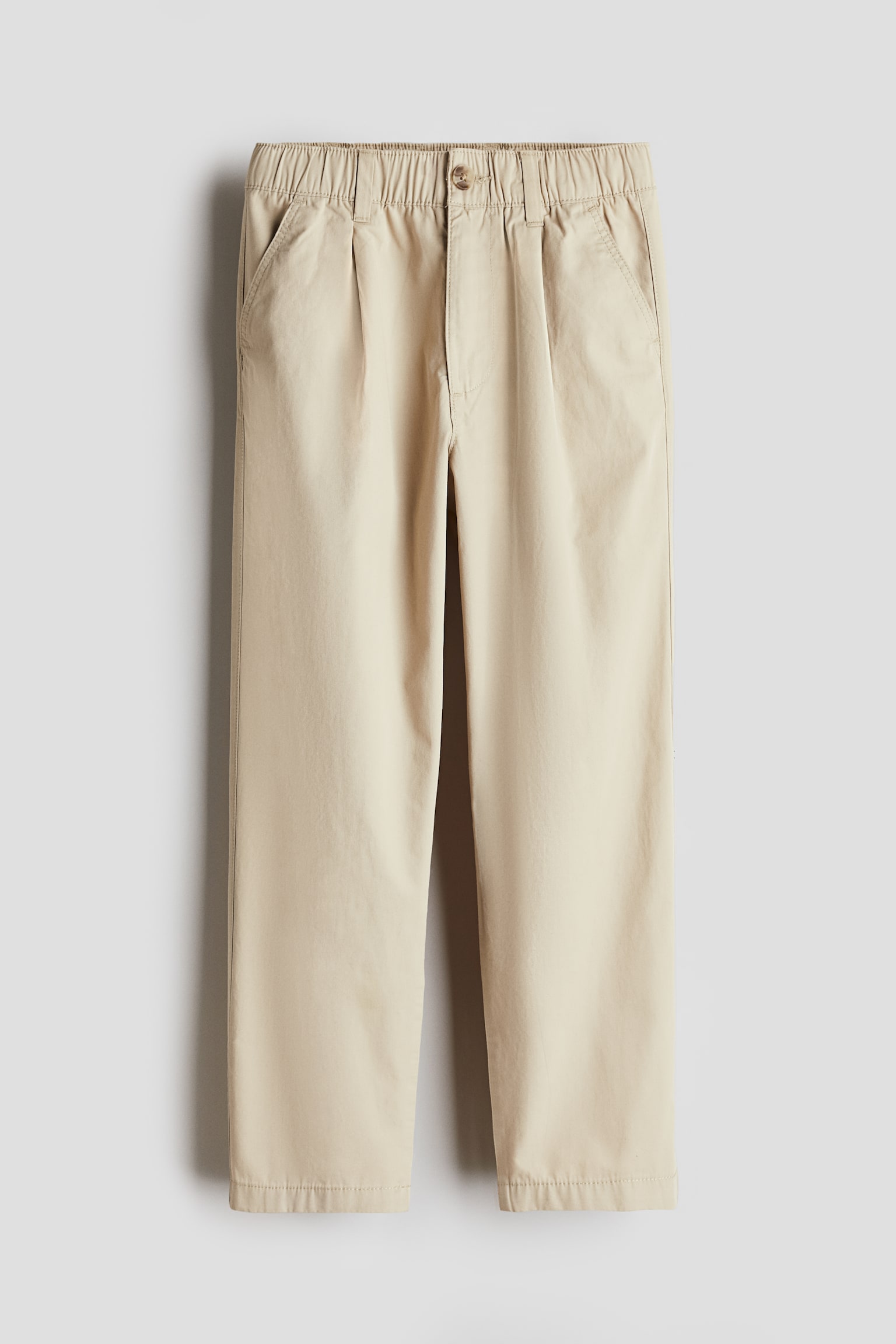 Relaxed Fit Chinos - Beige/Black - 1