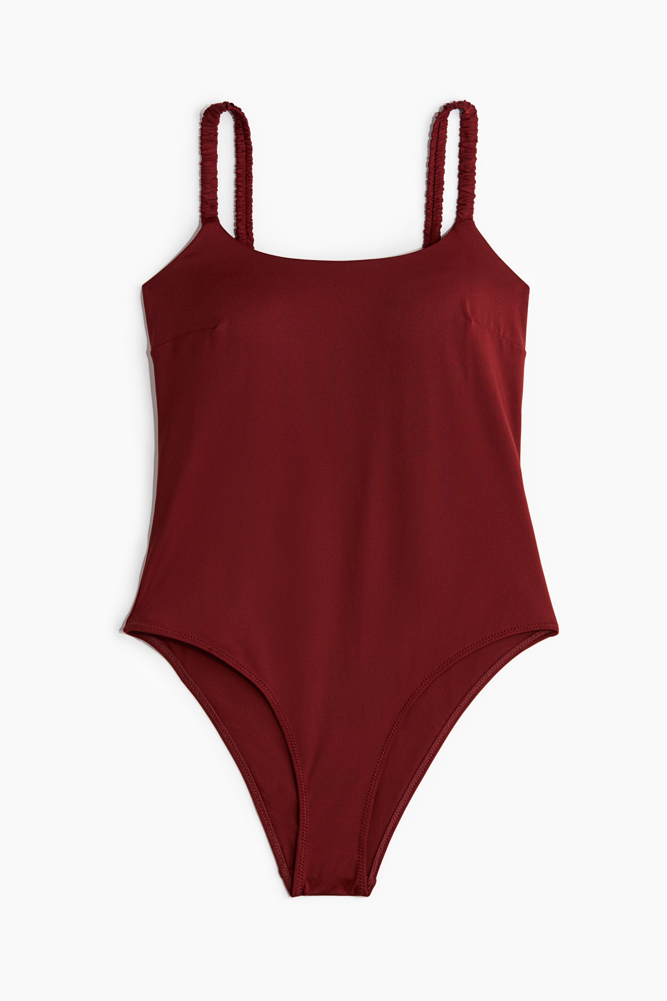 Padded Cup Swimsuit - Red/Black
