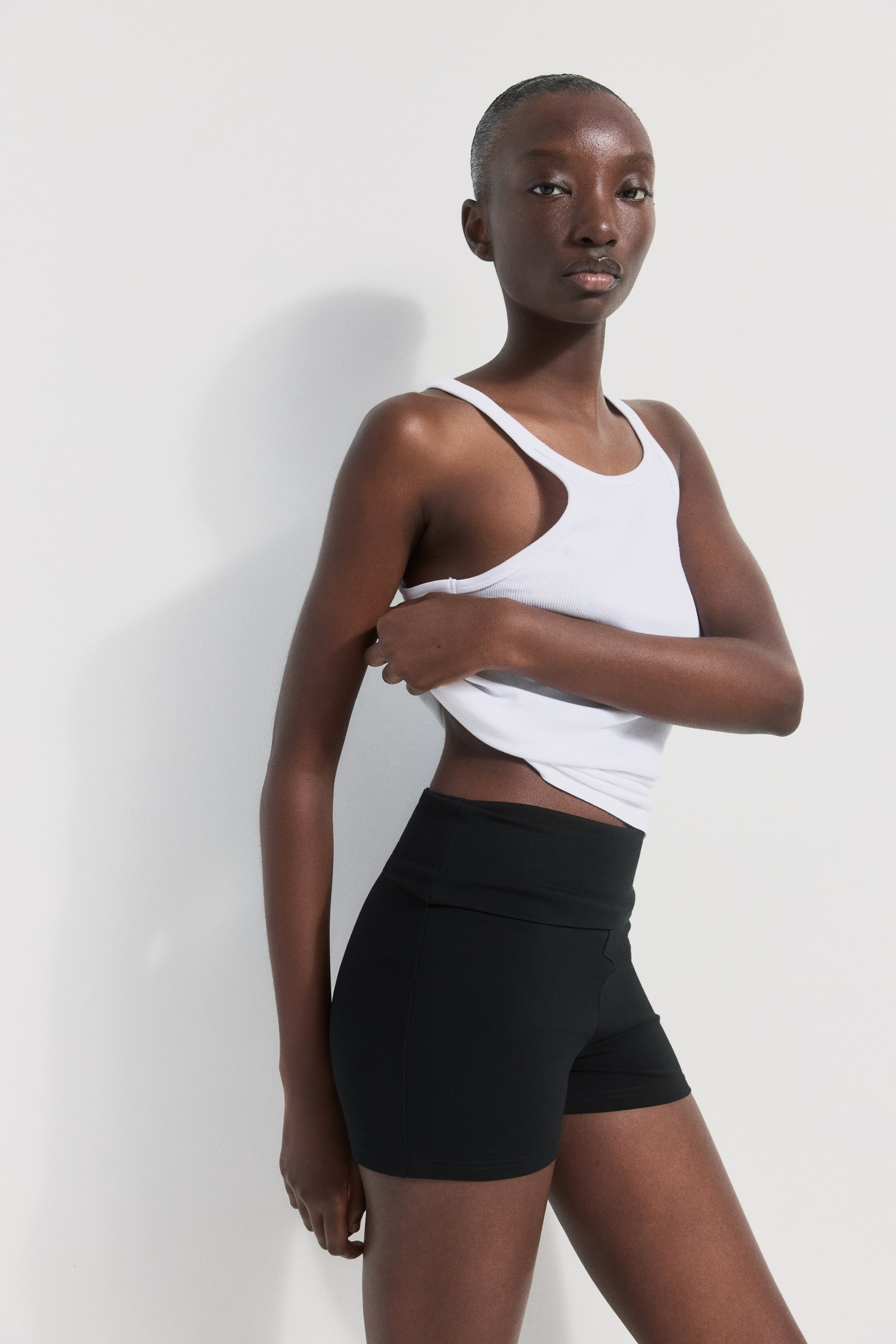 Cotton Jersey Hot Pants