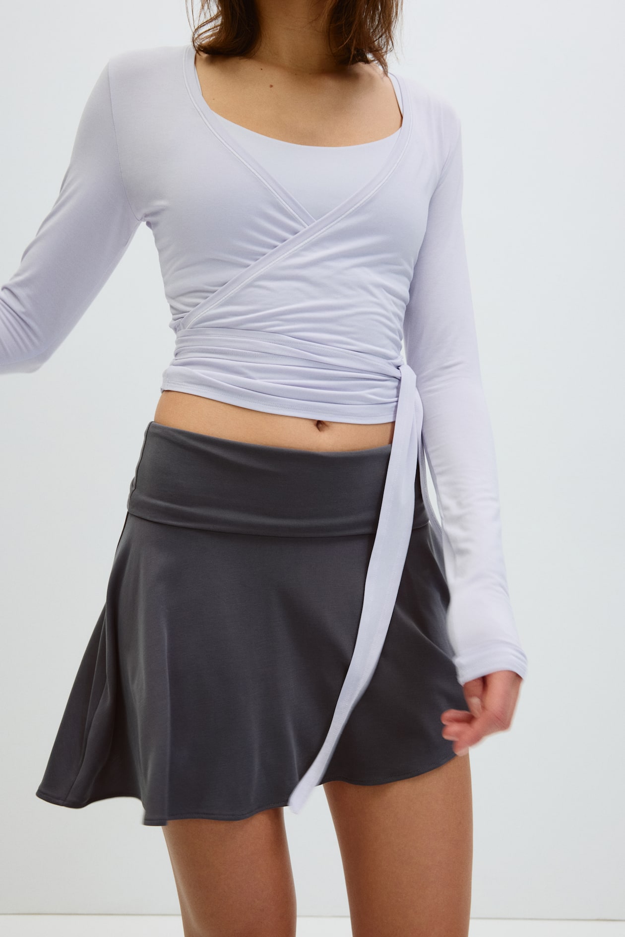 Asymmetric Yoga Skirt - image 5