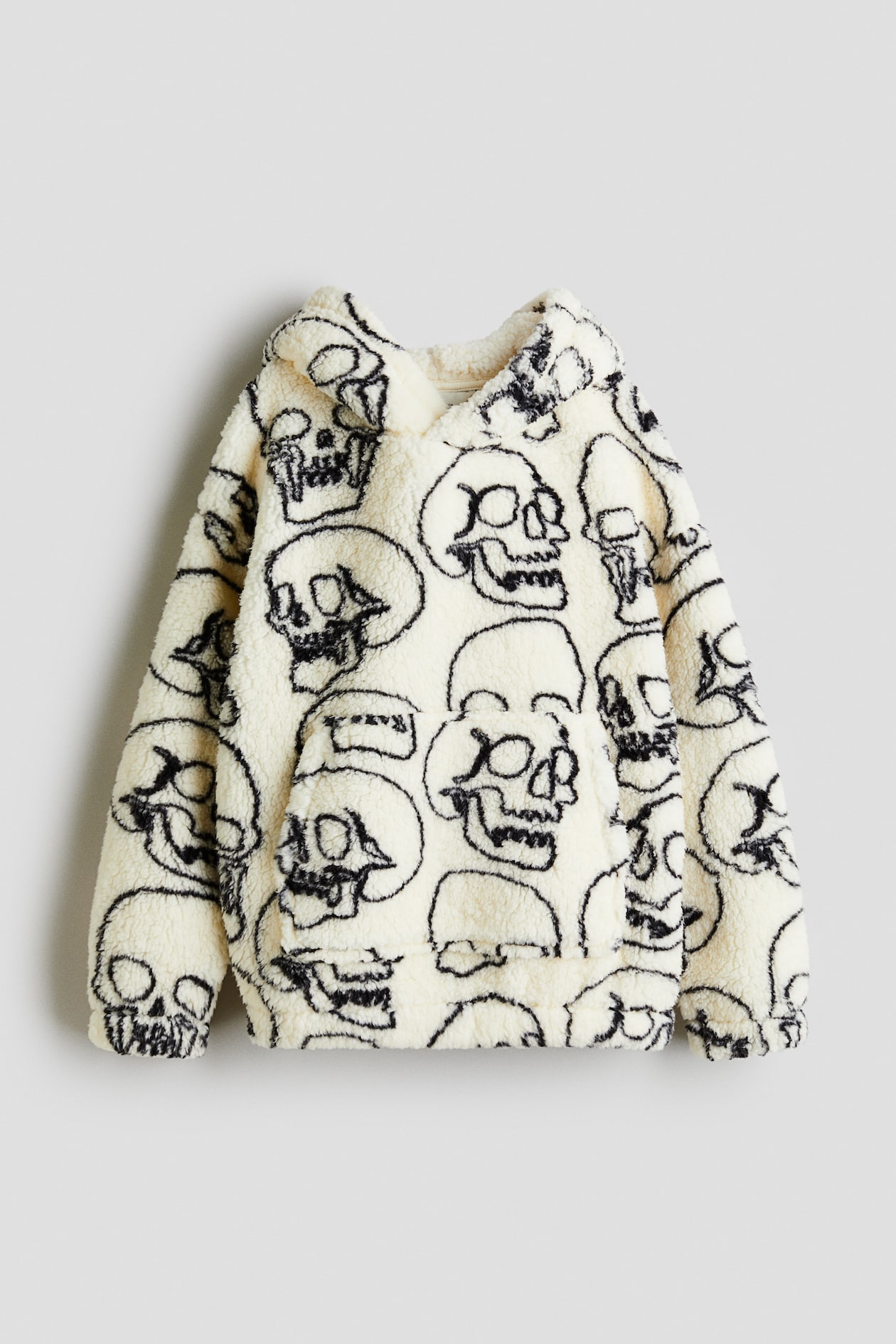 Hoodie Teddy Sweater H&m H&m Relaxed Fit Teddy Hoodie