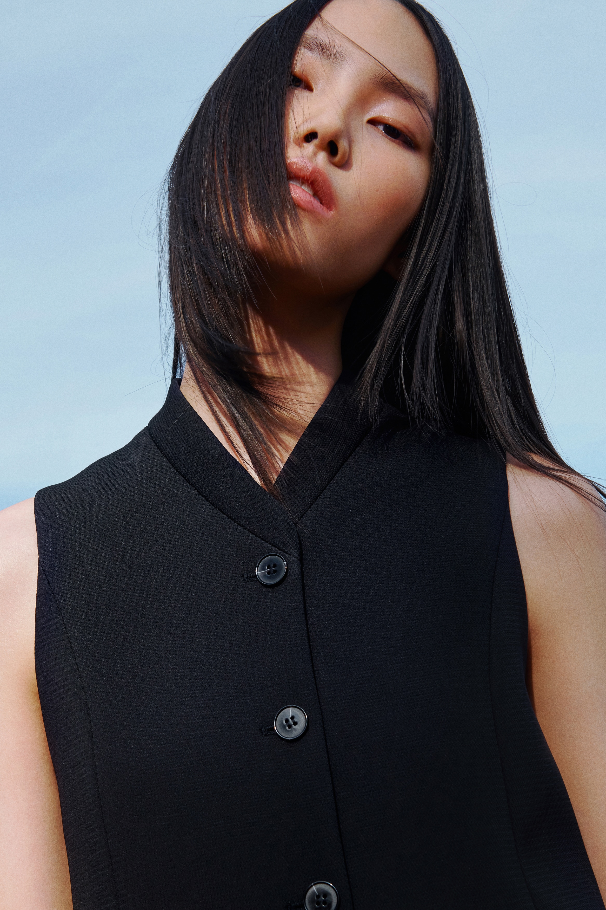Circle-Skirt Shift Dress - Black Circle-Skirt Shift Dress - Black