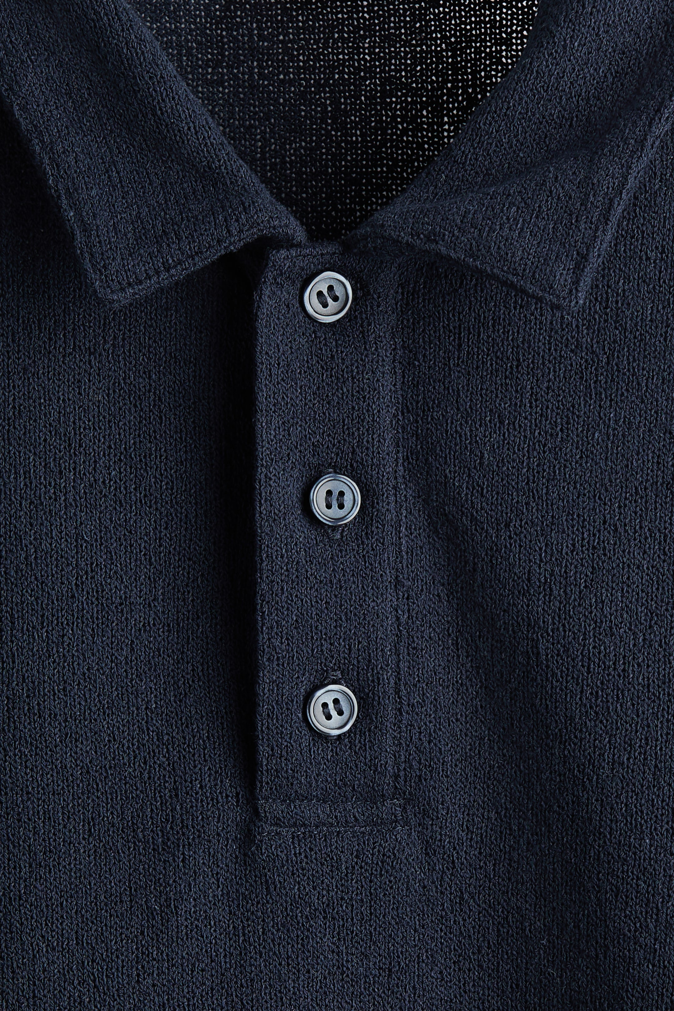 View larger image: Regular Fit Polo shirt - Dark blue - Men | H&M US 7