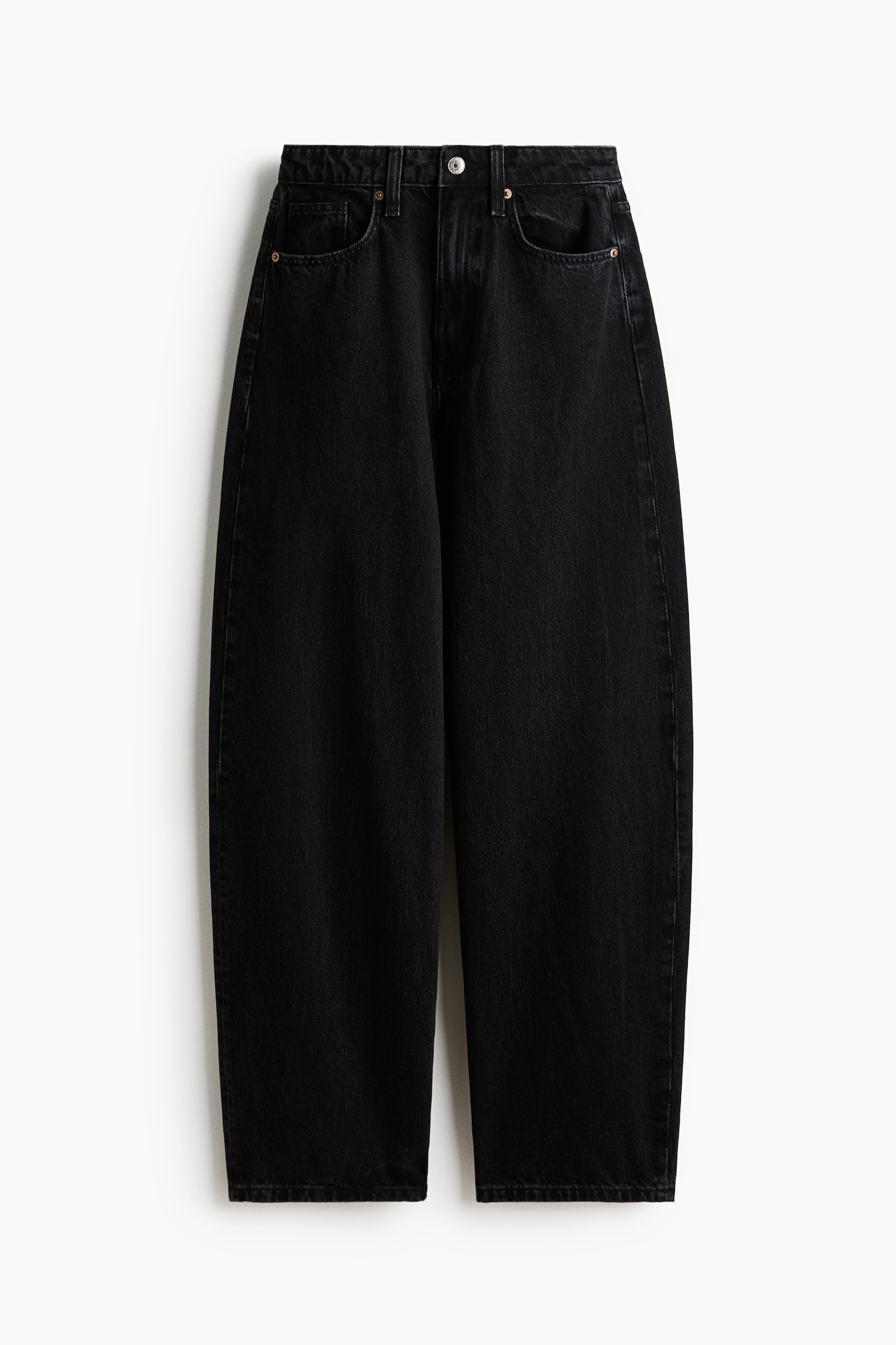 Barrel High Waist Jeans - Denim black/Dark denim blue/Light denim blue/Beige/Leopard print - 1