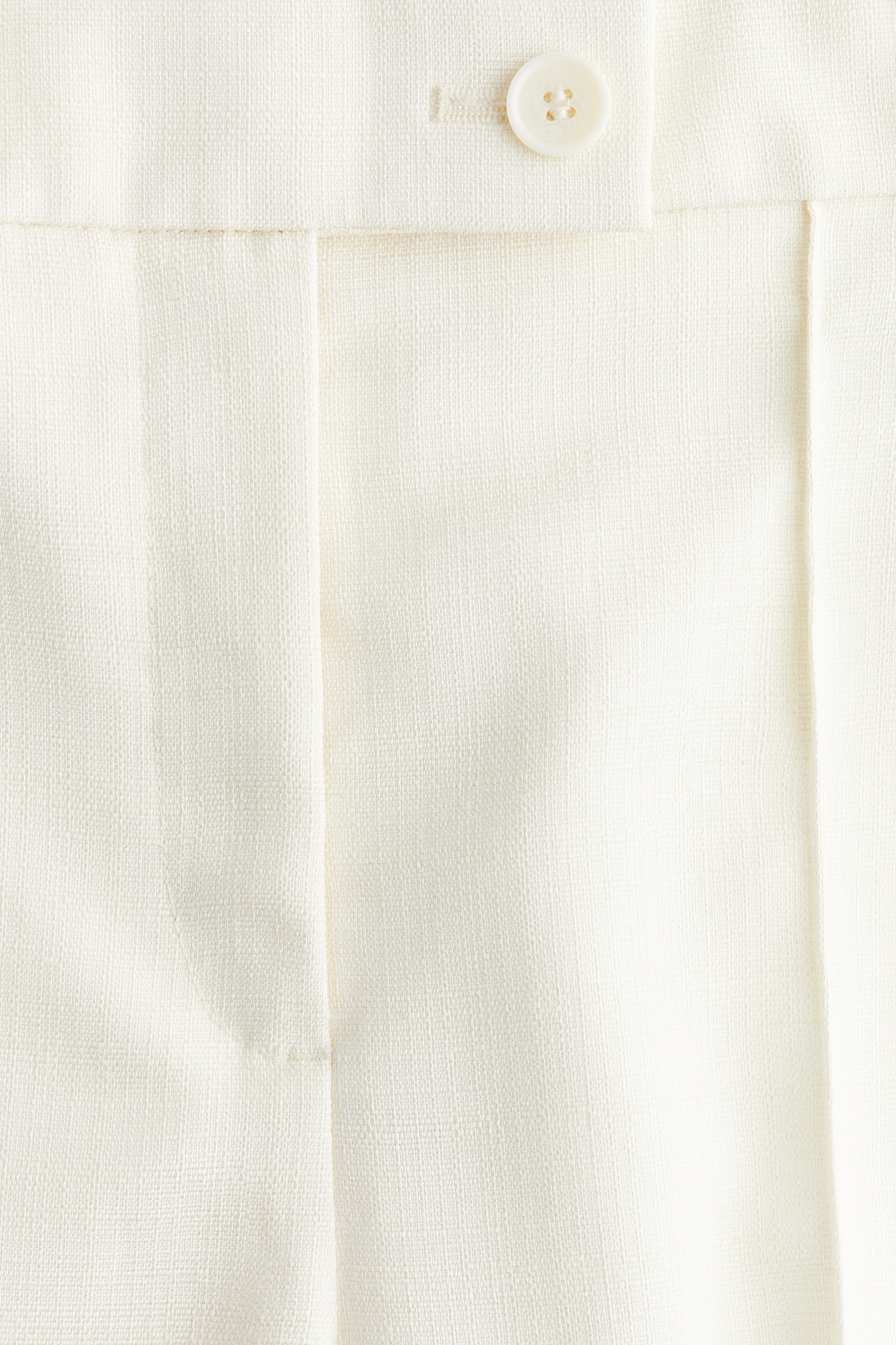 Flared crease-leg trousers