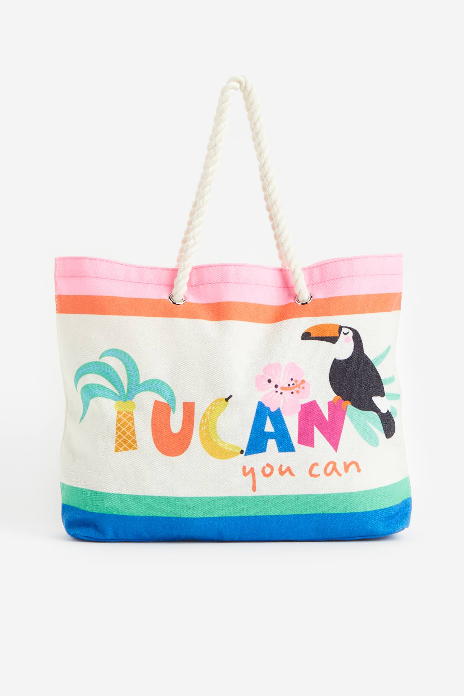 Print Shopper - Light pink/Tucan - 1