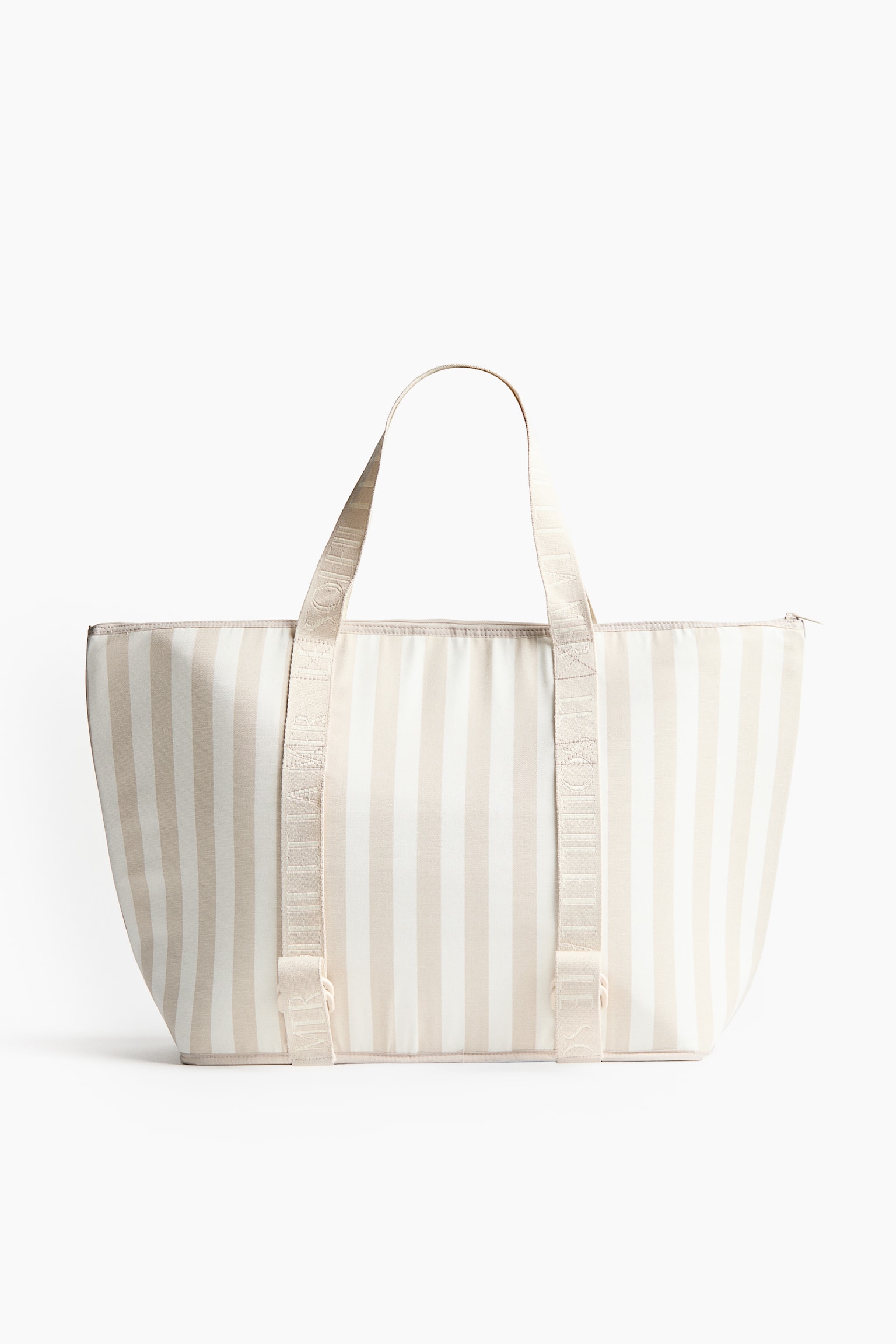 Water-repellent cool bag - Light beige/Striped - 3
