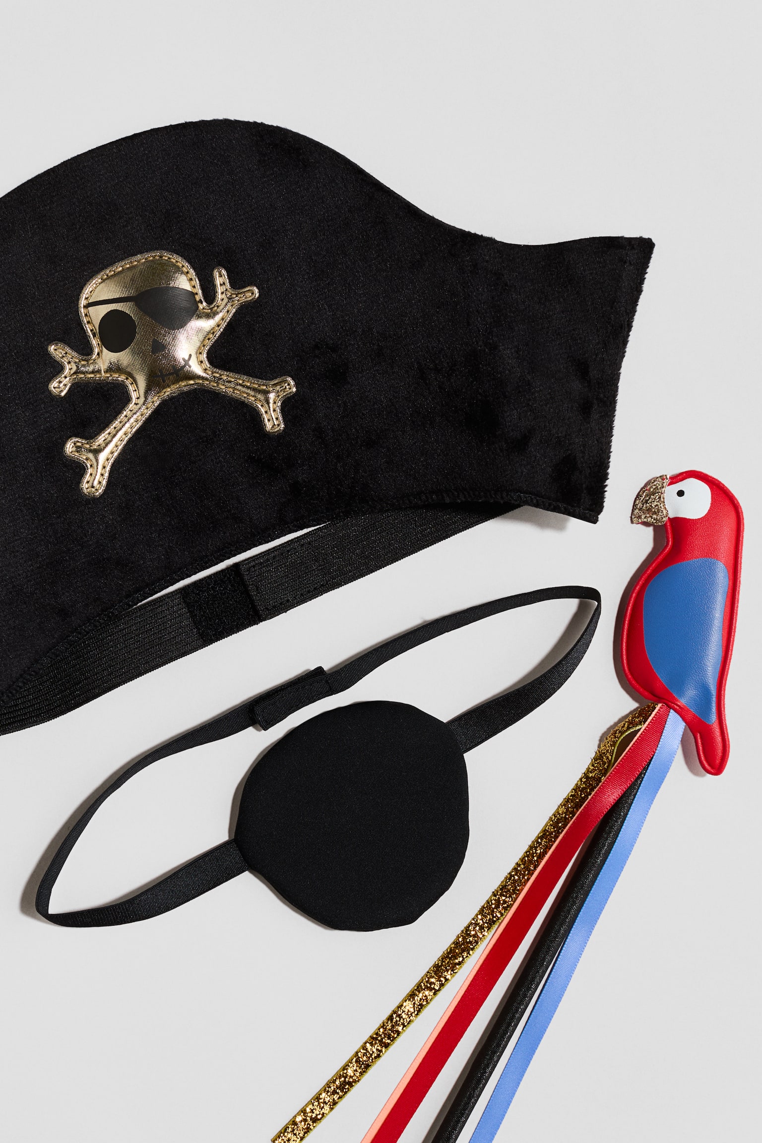 3-piece fancy dress pirate set - Black/Pirate - 3