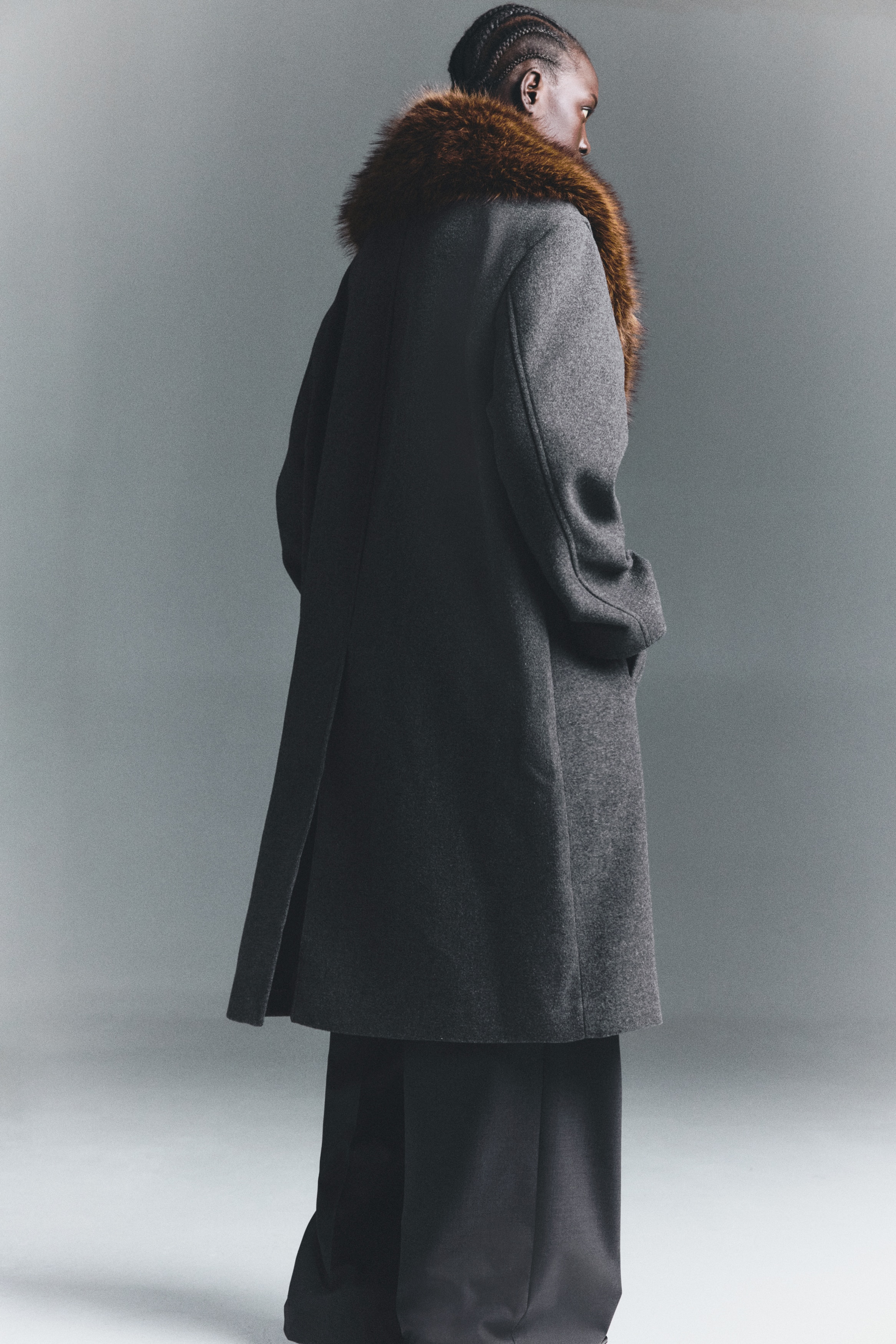 Double-breasted coat