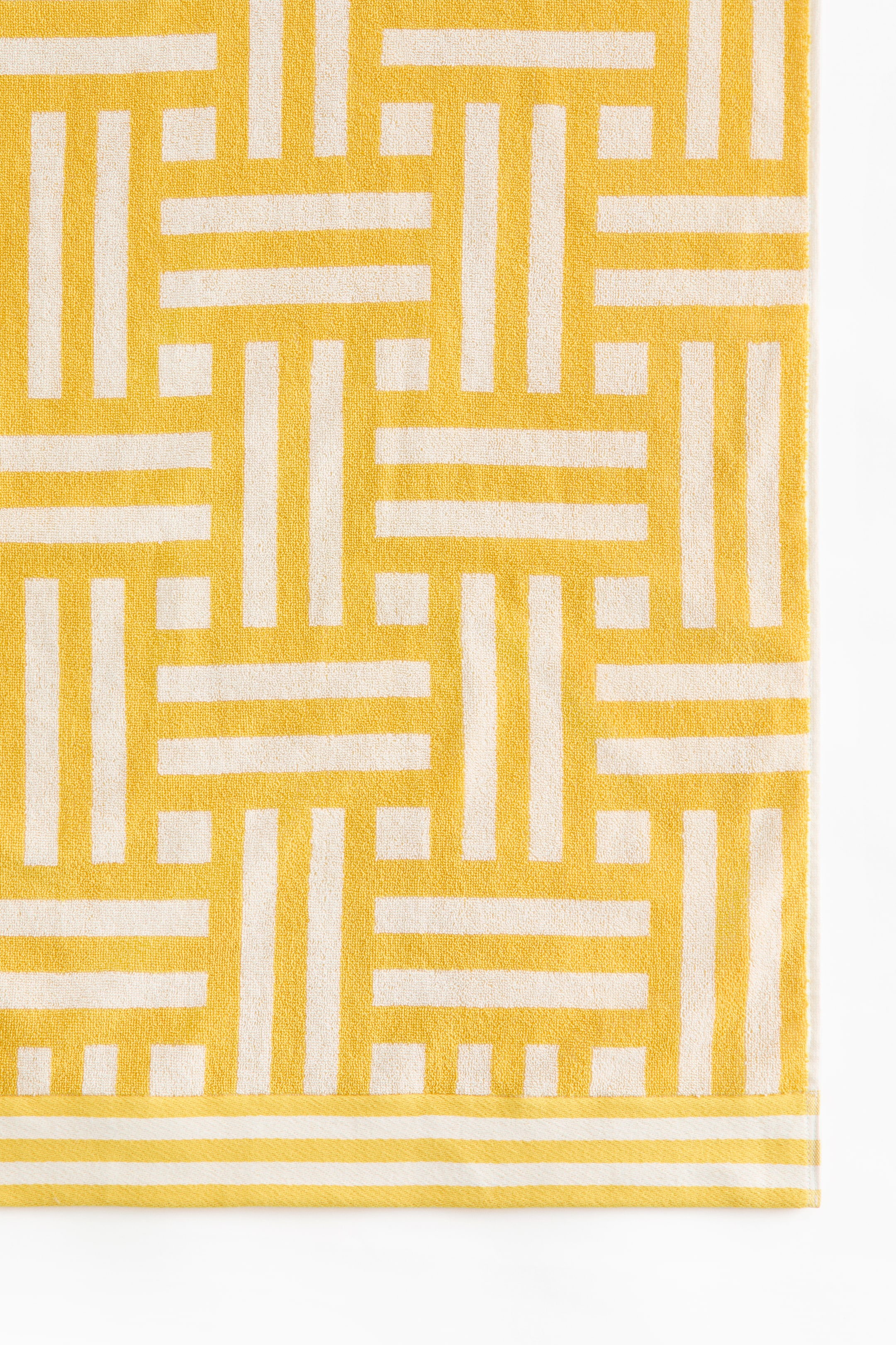 Patterned Cotton Beach Towel