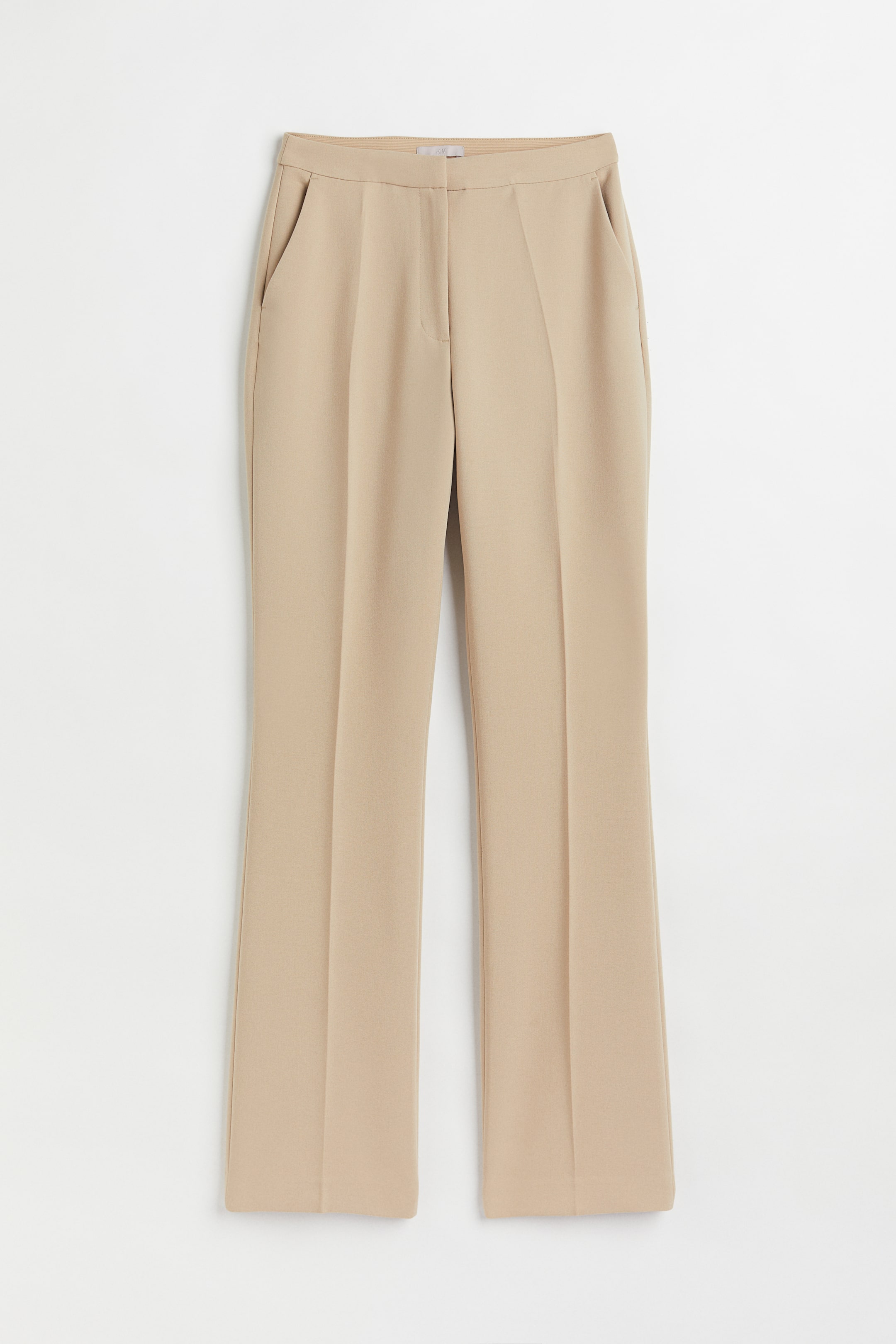 View larger image: Crease-leg trousers - Light beige - Ladies | H&M 1