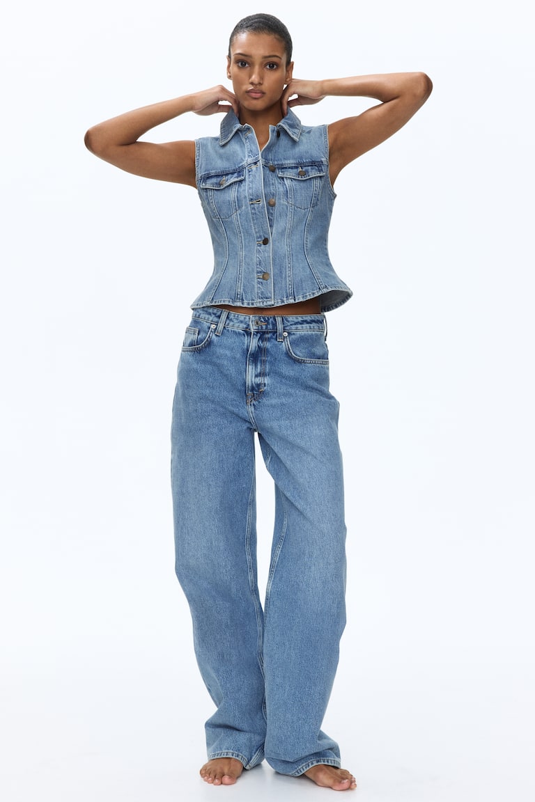 Denim waistcoat