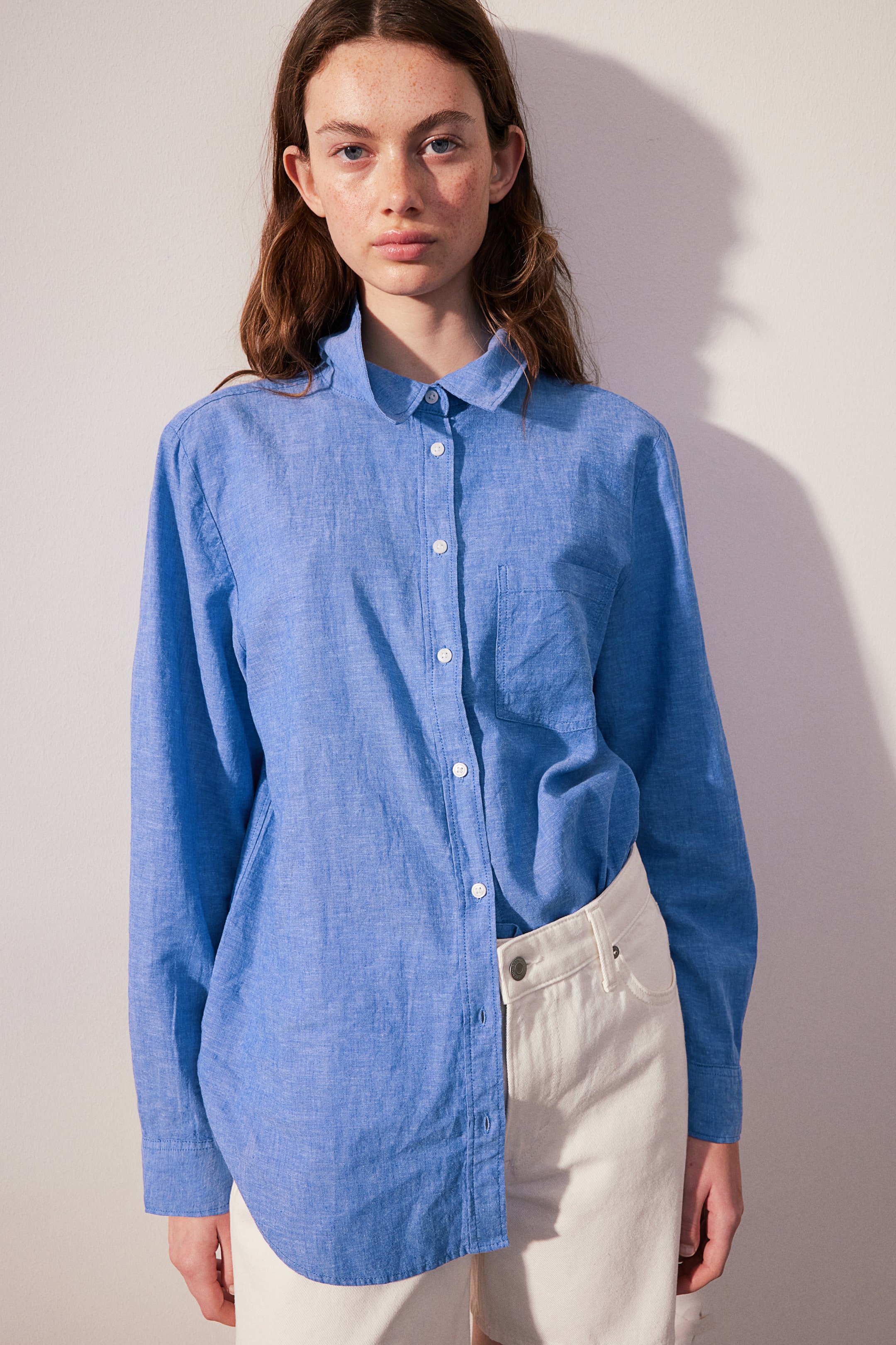 Linen-blend Shirt