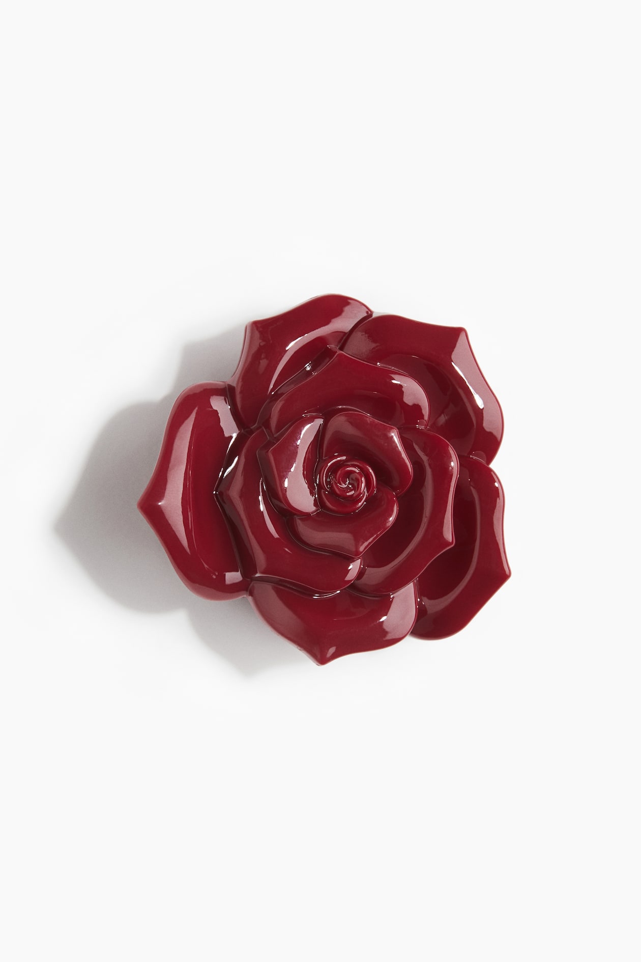4-teiliges Weihnachts-Haaraccessoire-Set: 2 Samt-Haargummis & 2 Rosen-Haarklammern (rot/weiß/rosa)