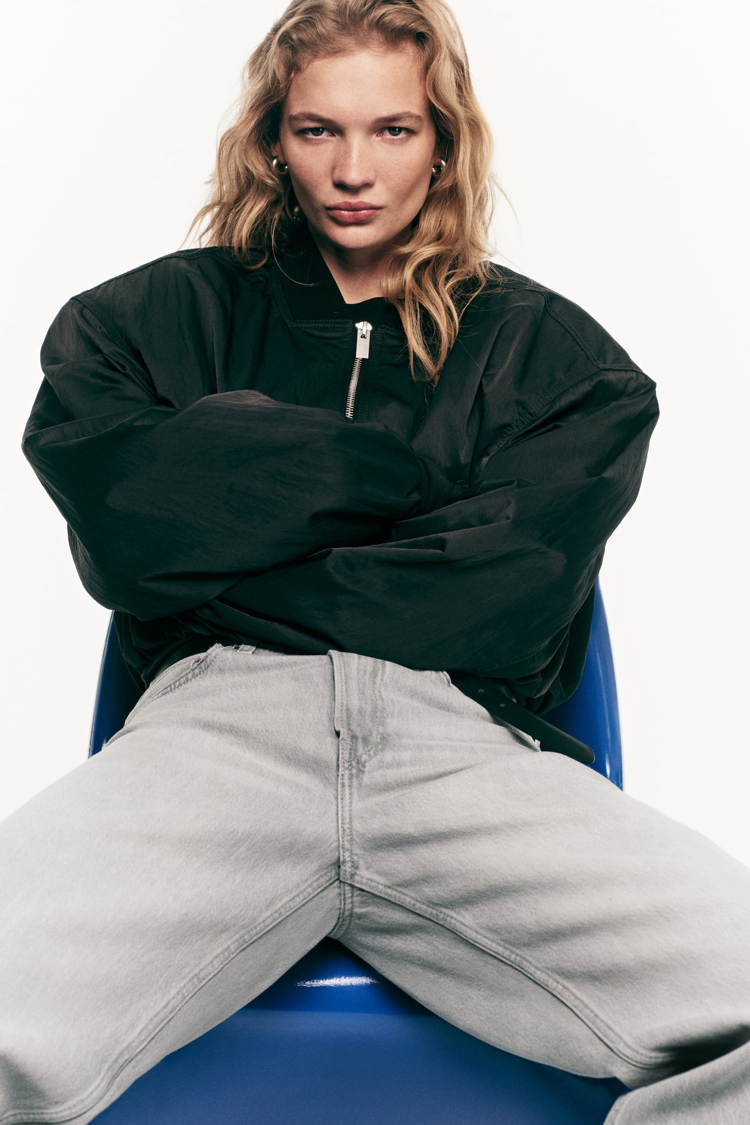 Wide High Jeans - Denim grey/Dark denim blue/Washed black/Navy denim blue/Dark denim blue/White/Dark denim blue/Black/Denim blue/Light denim blue/Denim blue/Dark grey/Black/Light denim blue/White - 7