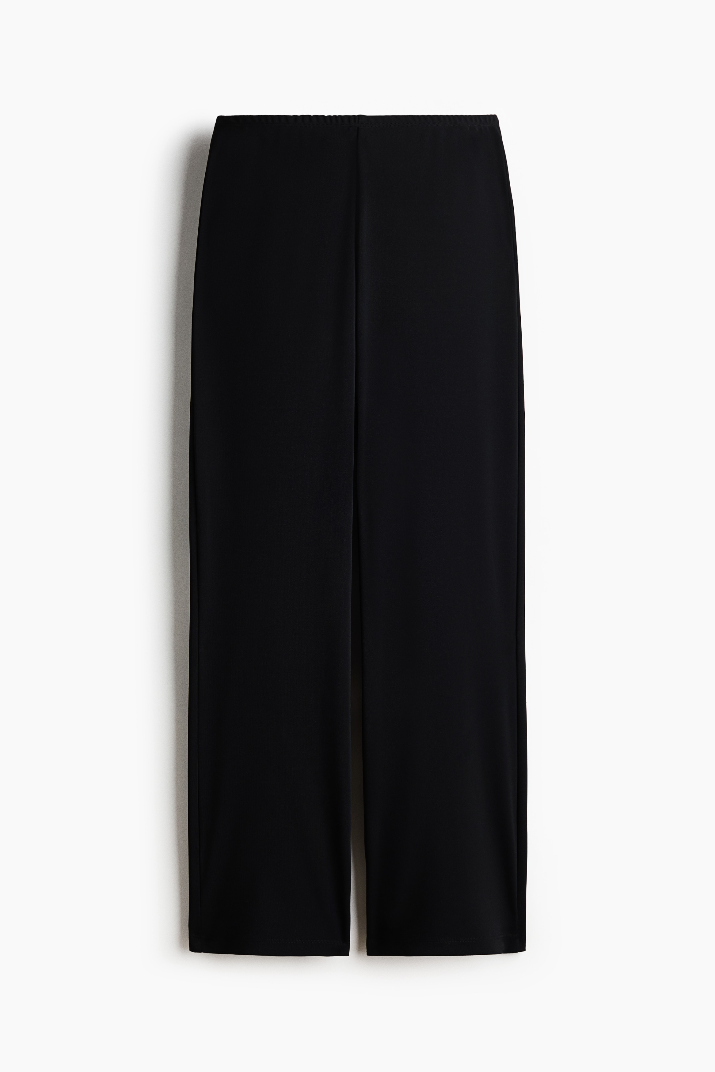 Jersey pull-on trousers - Black